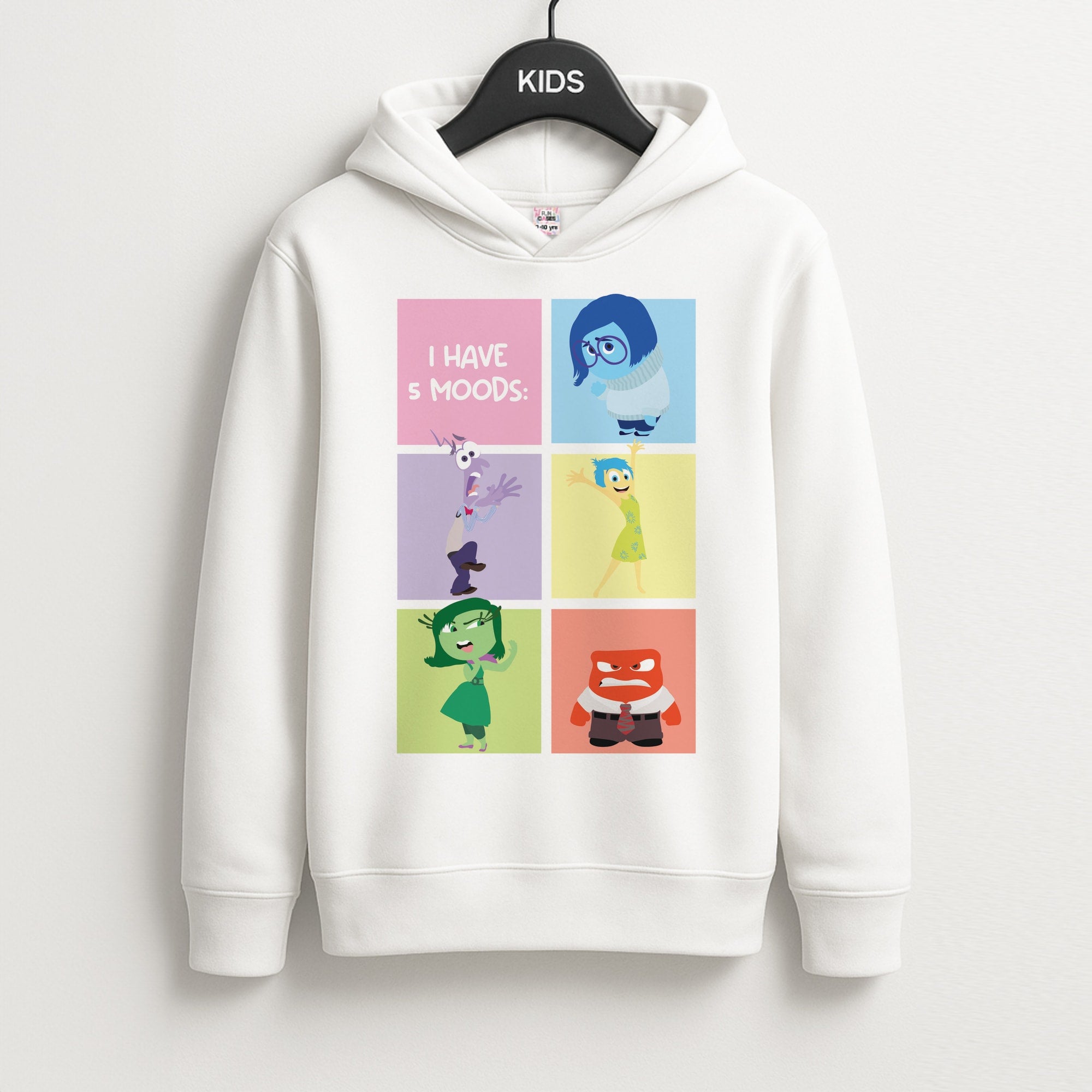 I Have Moods - Inside Out Kids Hoodie