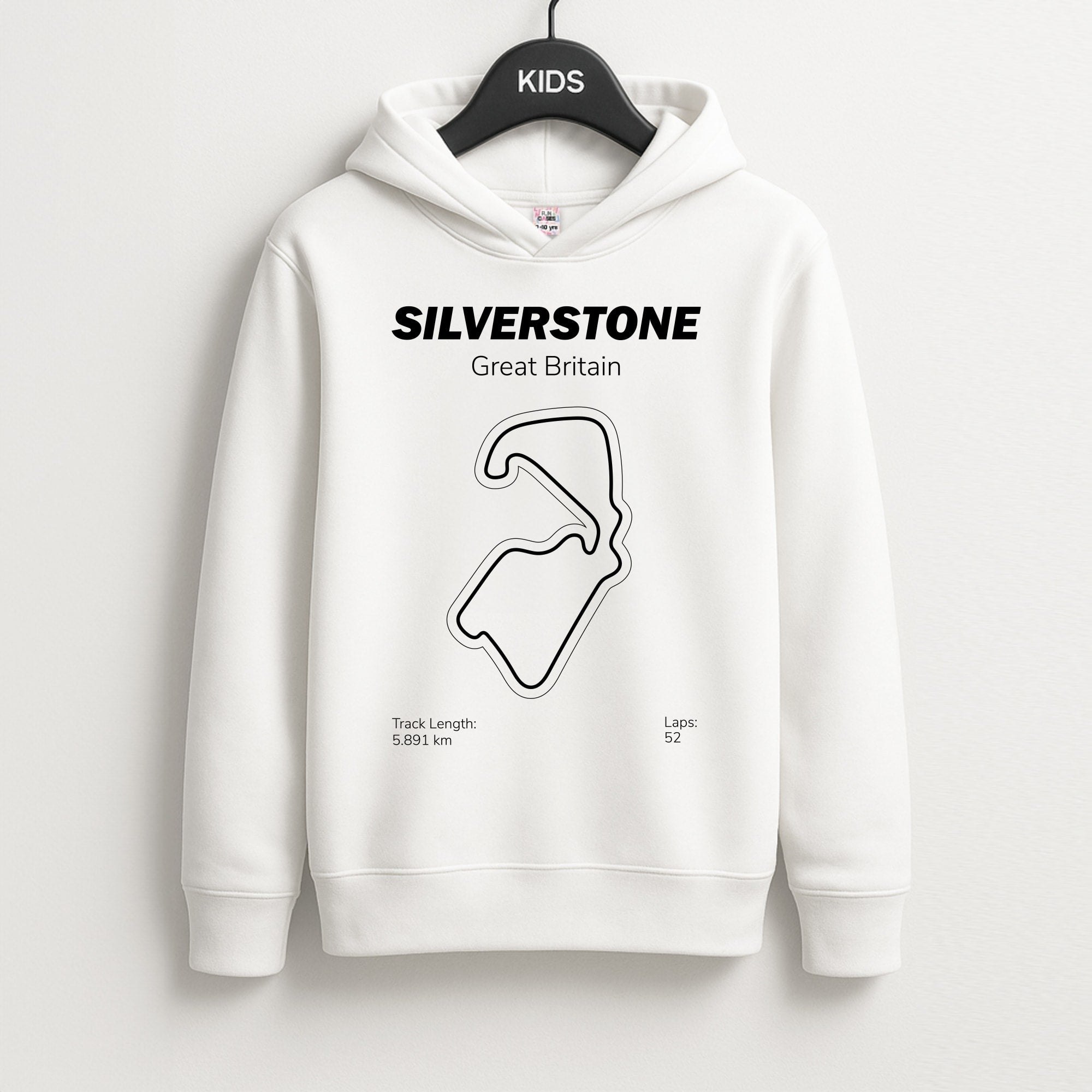 Silverstone Circuit Unisex Kids Hoodie
