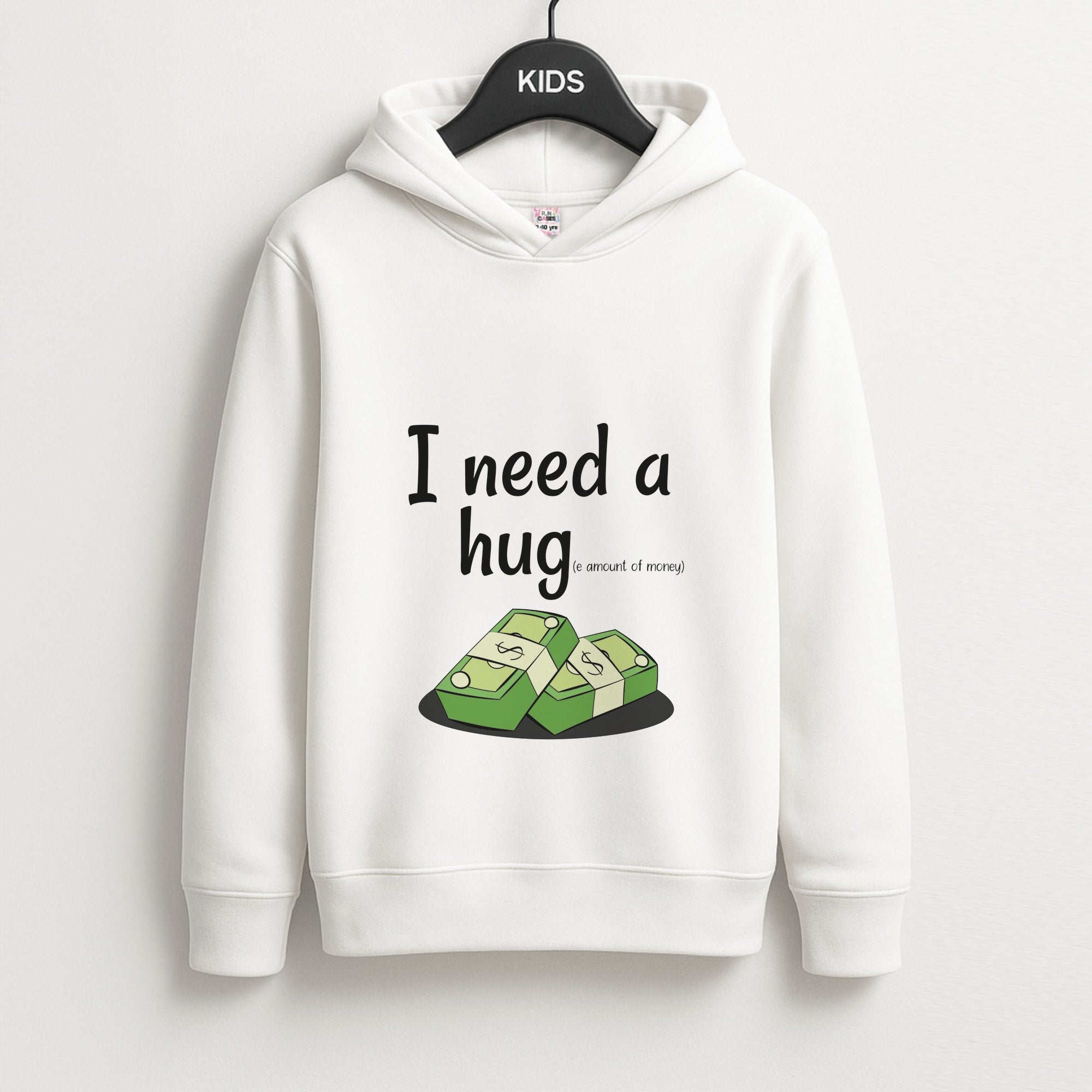 I Need A Hug - Funny Quotes Unisex Kids Hoodie
