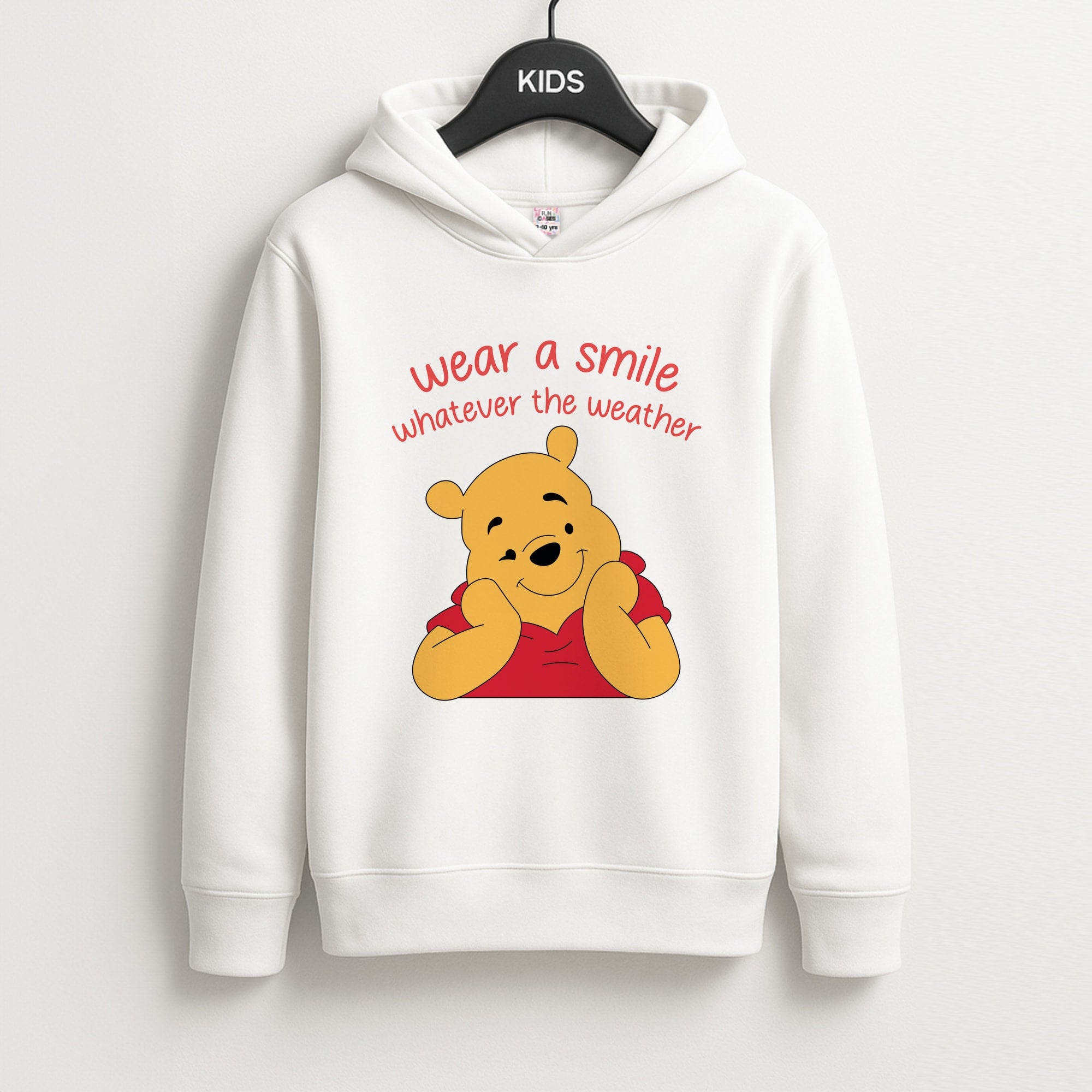 Wear A Smile Whatever The Weather Unisex Kids Hoodie