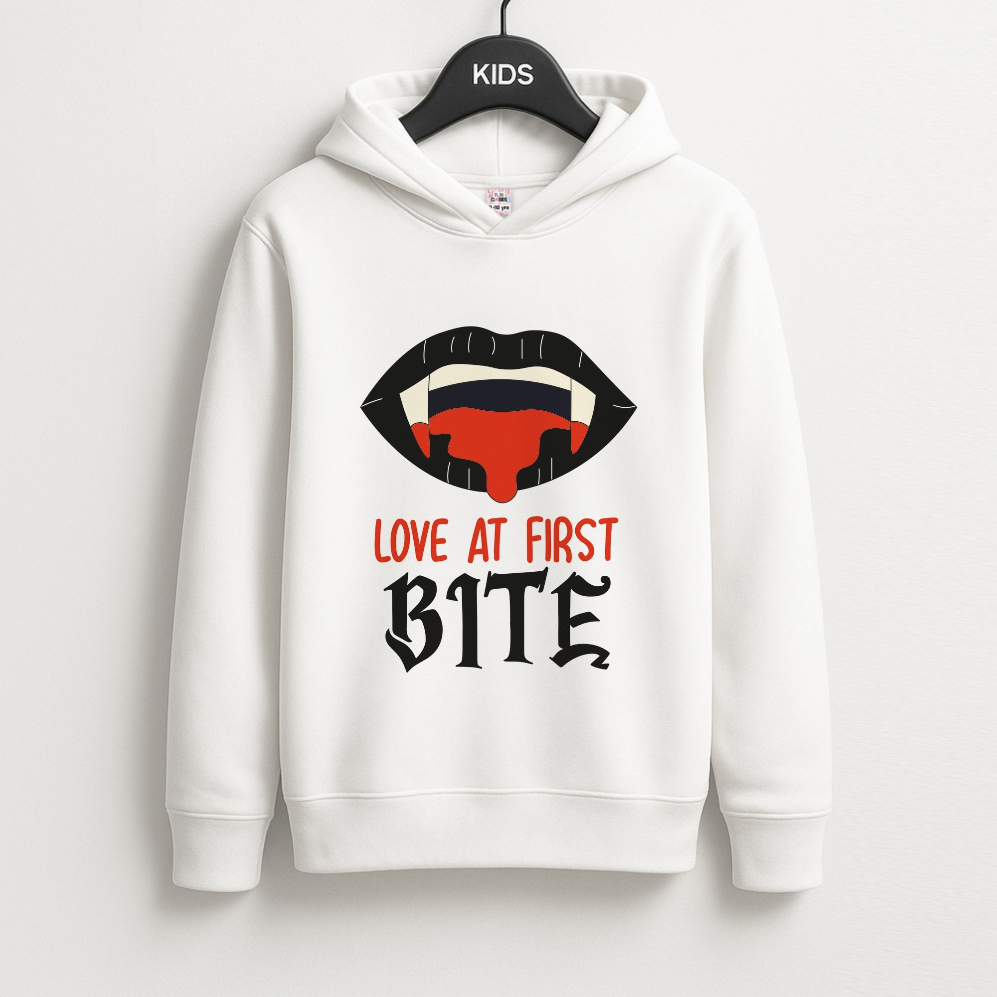 Love At First Bite - VD Unisex Kids Hoodie