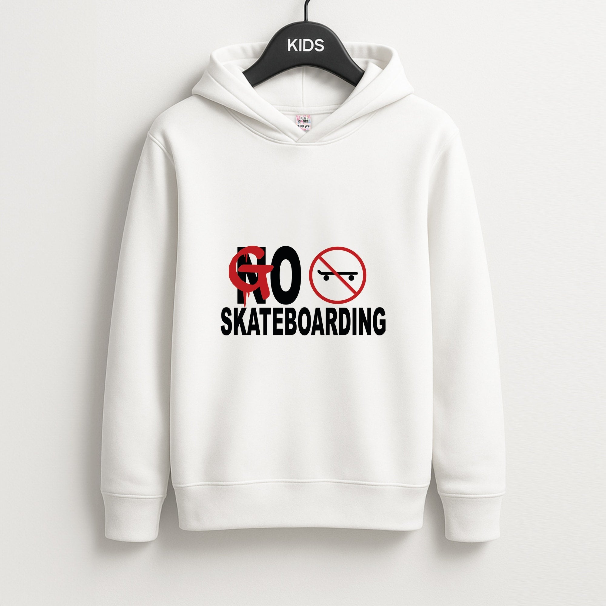 Go Skateboarding - Skate Aesthetic  Kids Hoodie