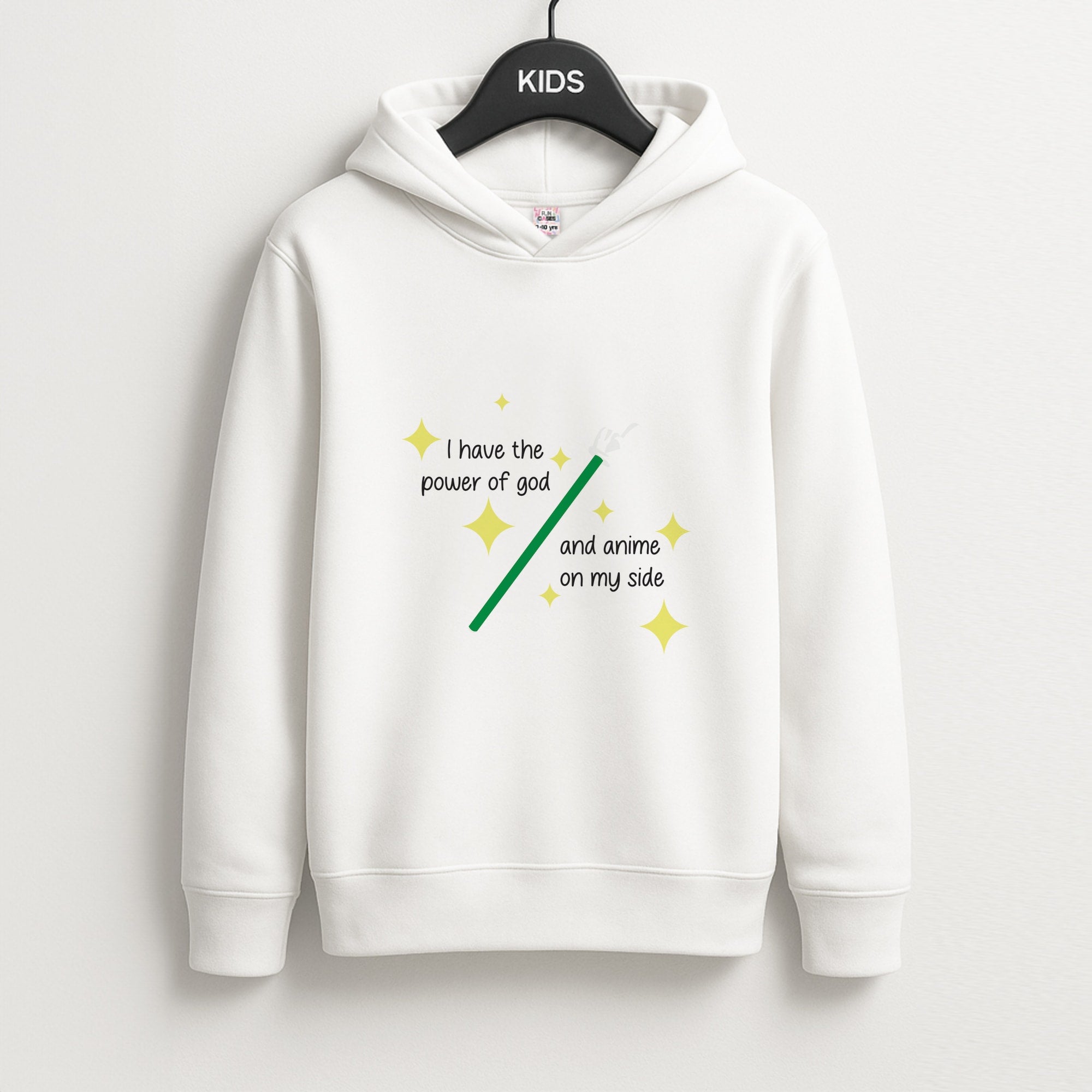 I Have The Power Of God And Anime On My Side - Memes Unisex Kids Hoodie