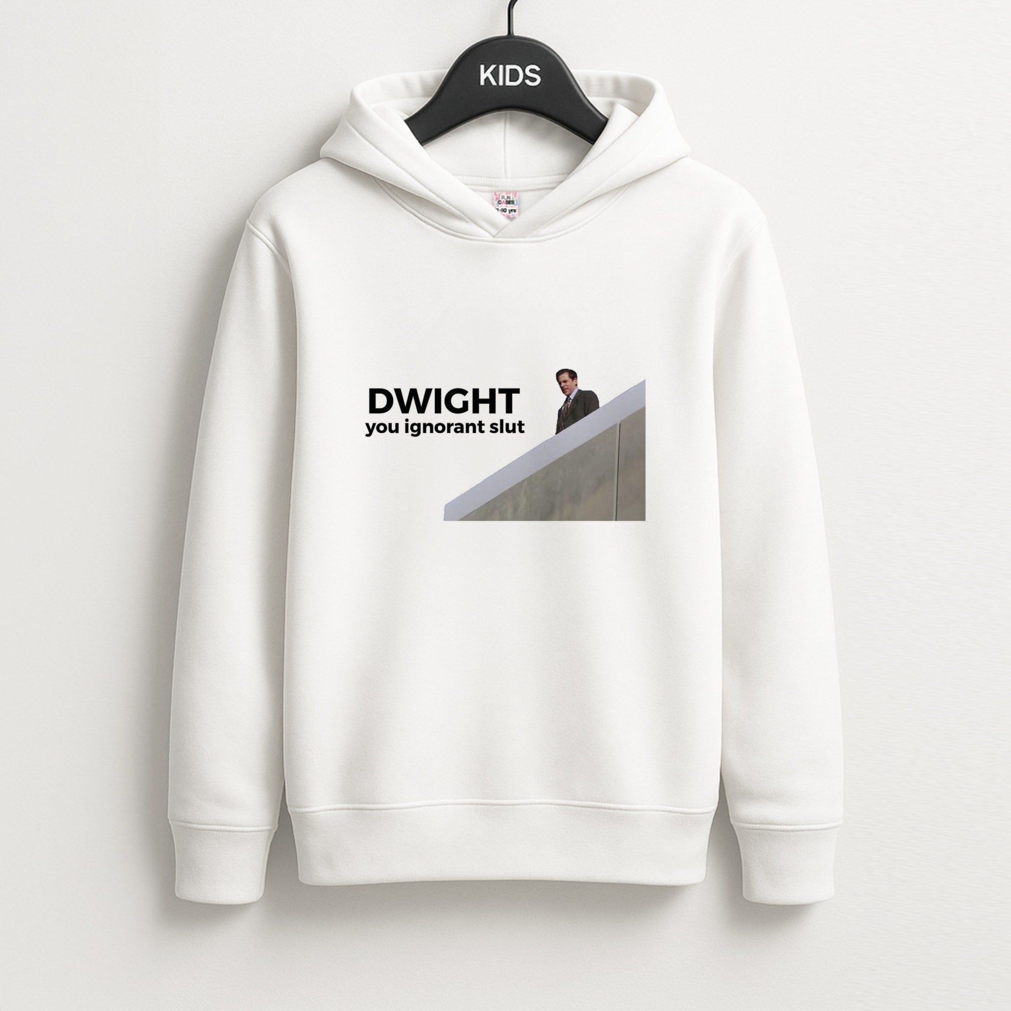 Dwight, You Ignorant Slut Kids Hoodie