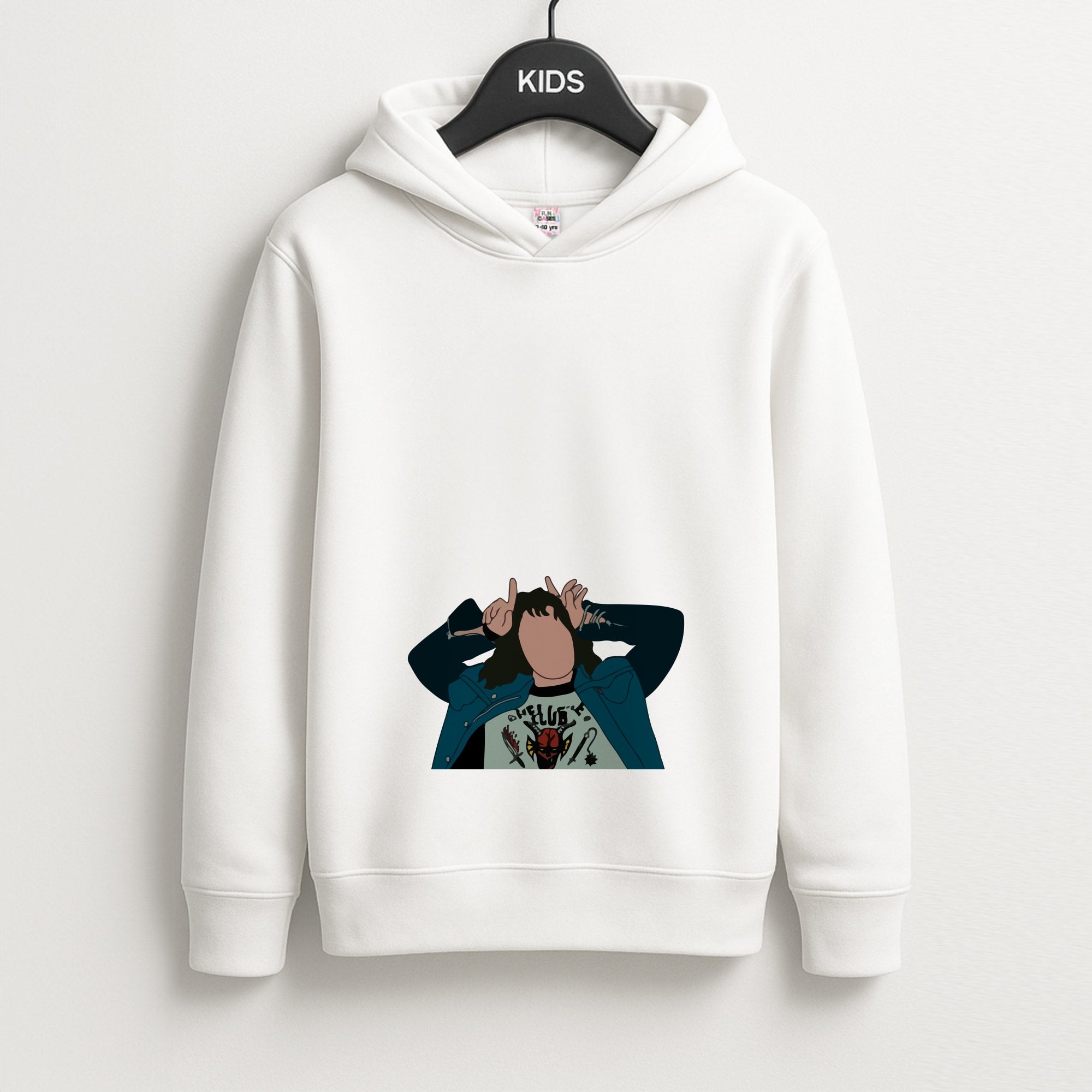 Eddie Munson Unisex Kids Hoodie