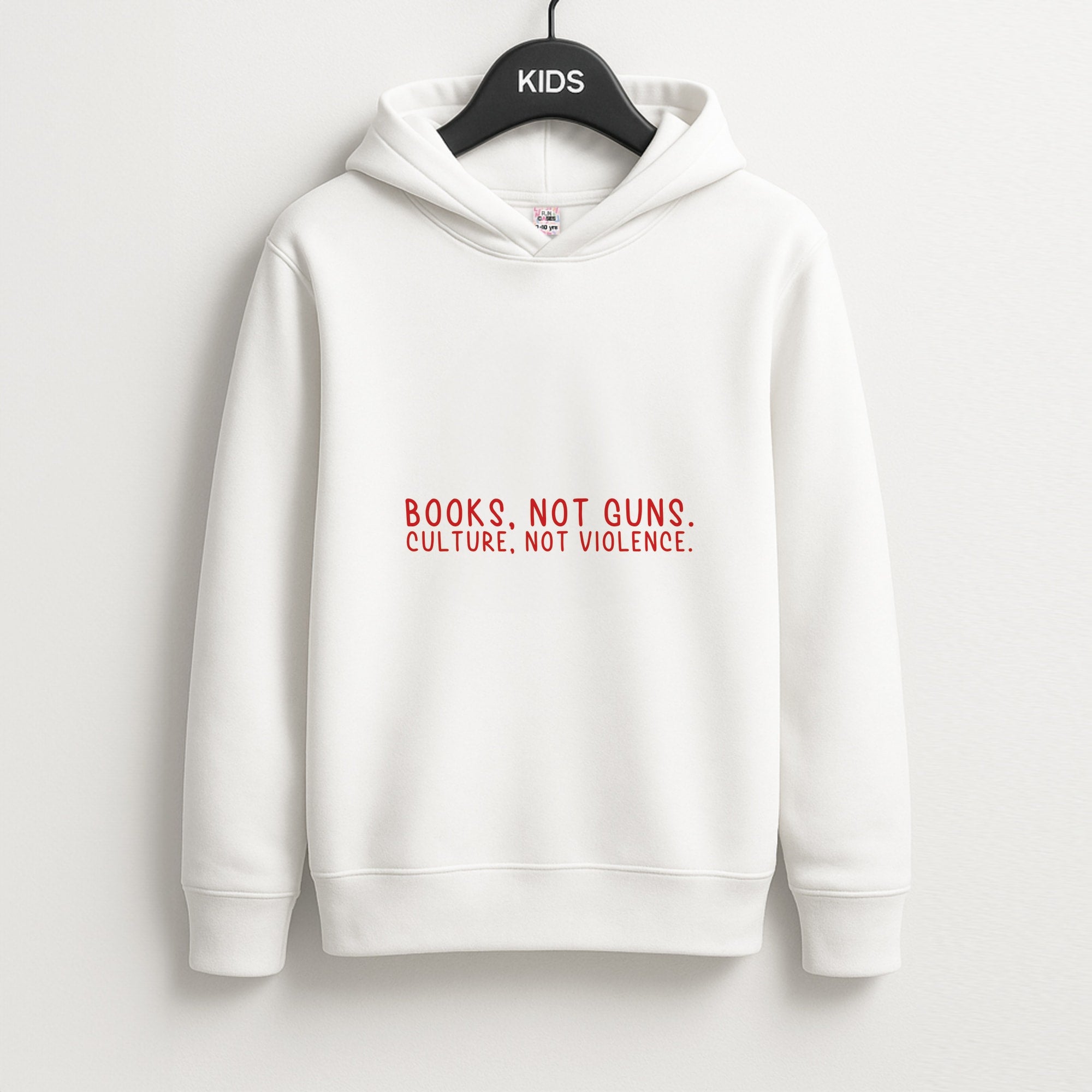 Books, Not Guns - TV Quotes Kids Hoodie