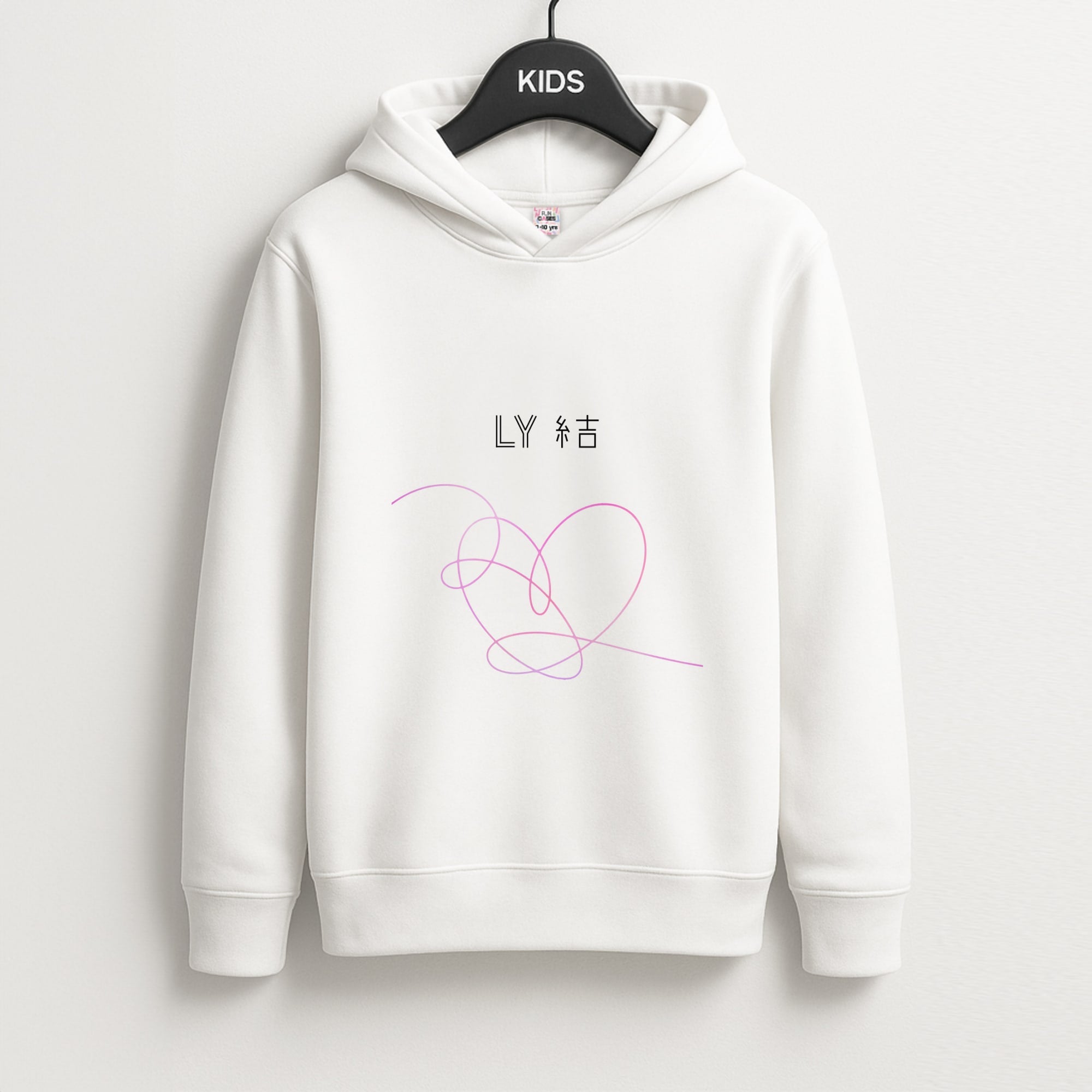 LY Heart - K Pop Kids Hoodie