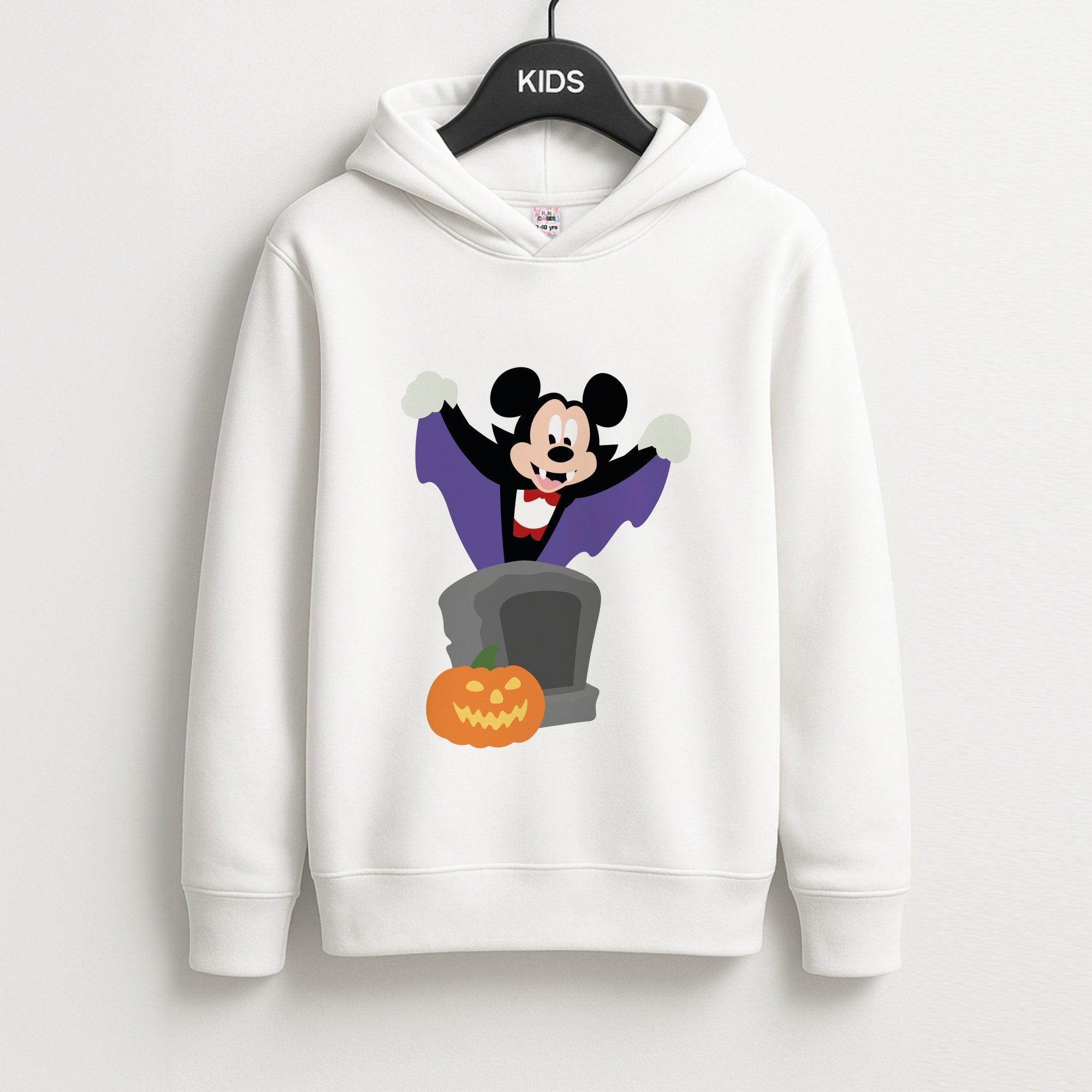 Vampire Mouse Halloween Unisex Kids Hoodie