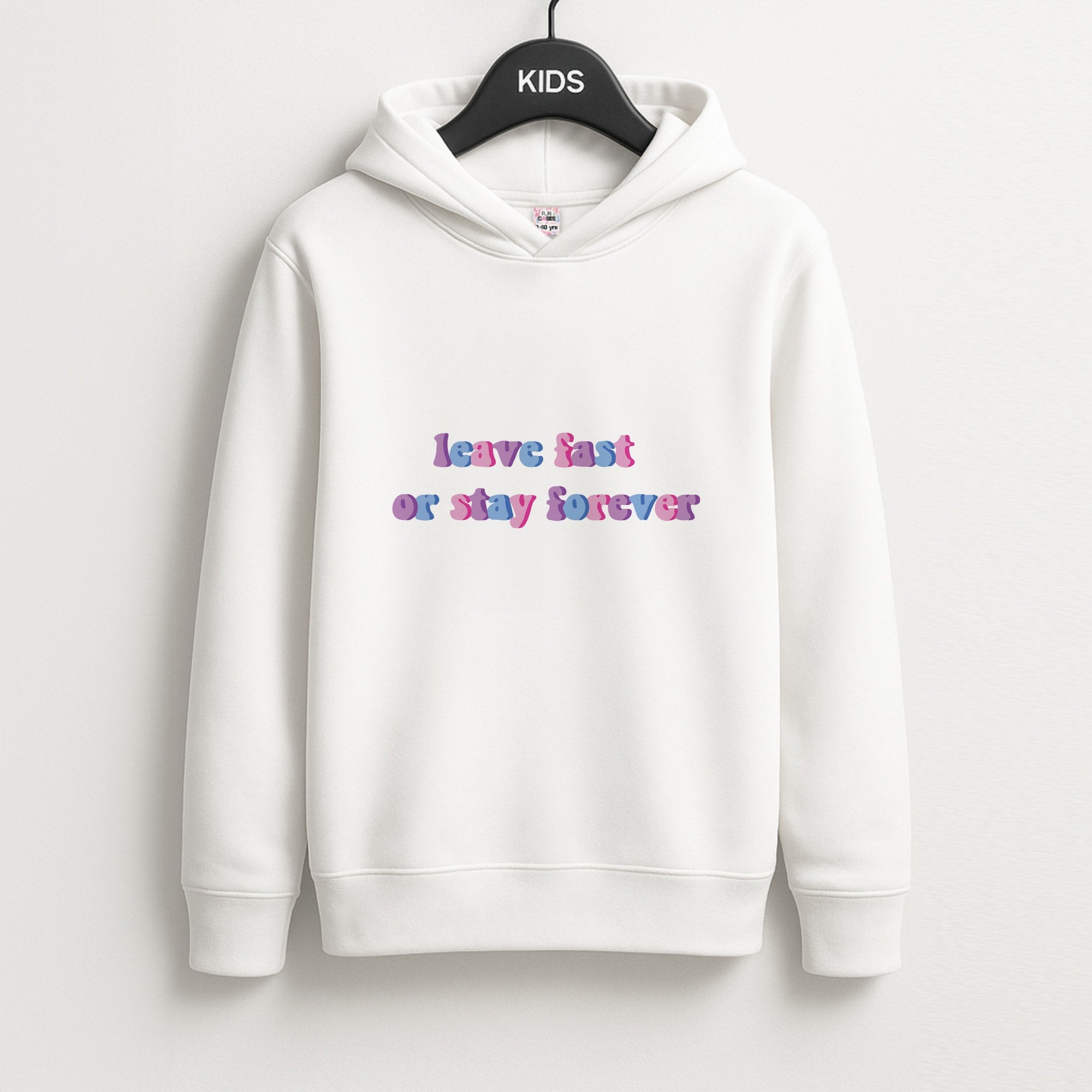 Leave Fast Or Stay Forever - Fender Kids Hoodie