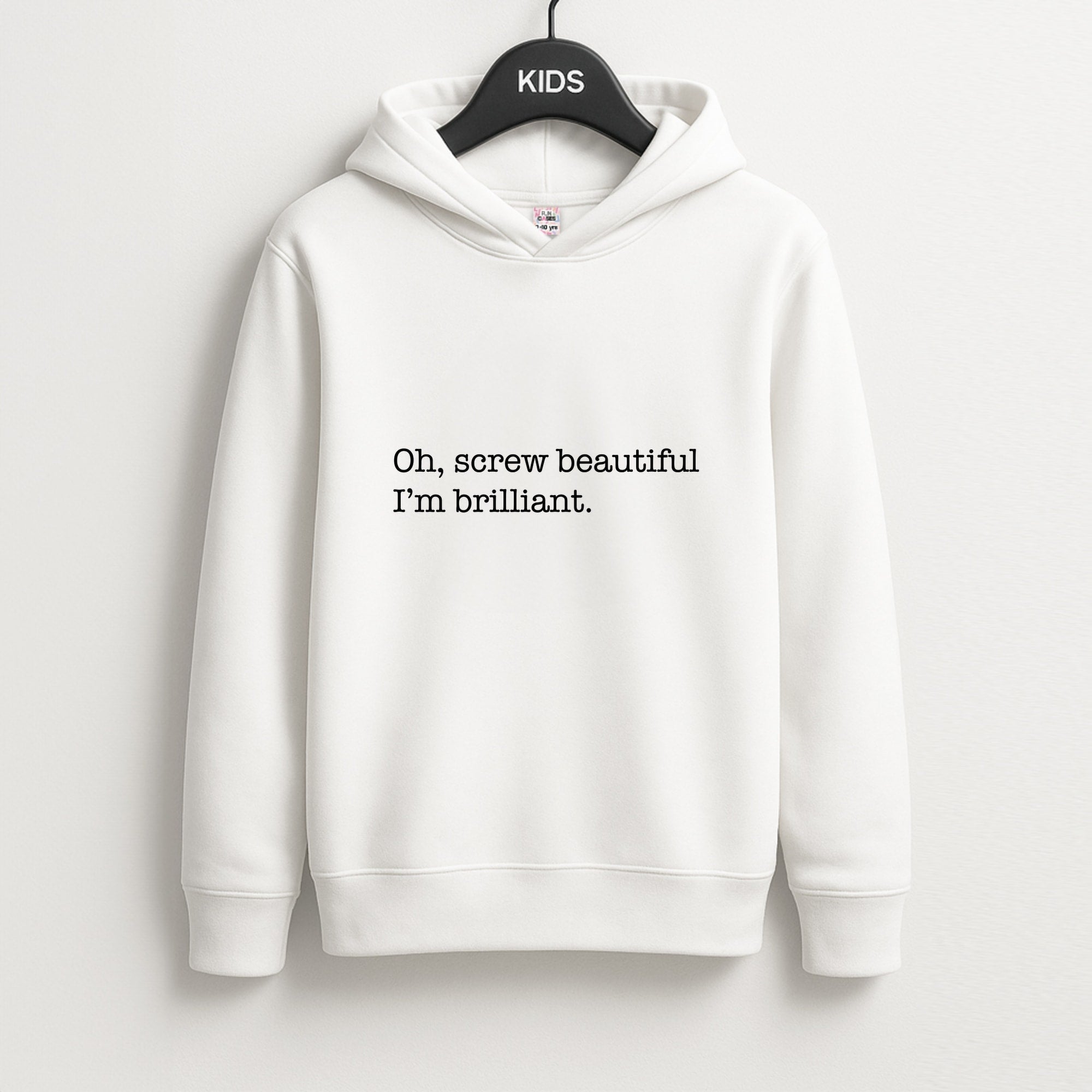 Oh, Screw Beautiful I'm Brilliant - Grey's Kids Hoodie