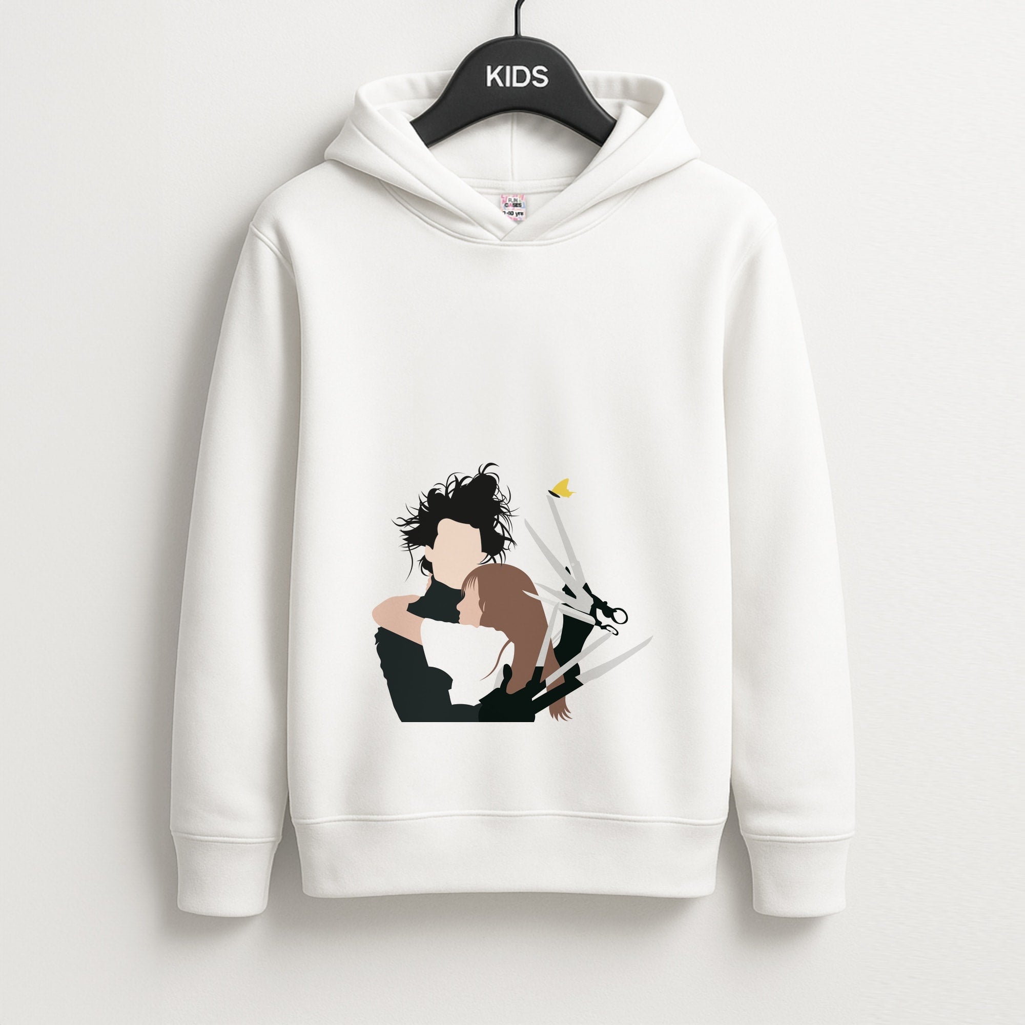Edward And Kim -Scissorhands Unisex Kids Hoodie