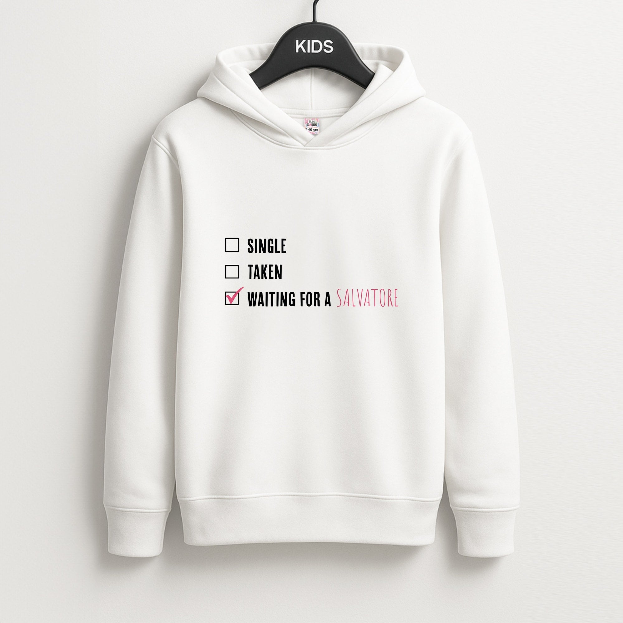 Waiting For A Salvatore - VD Kids Hoodie
