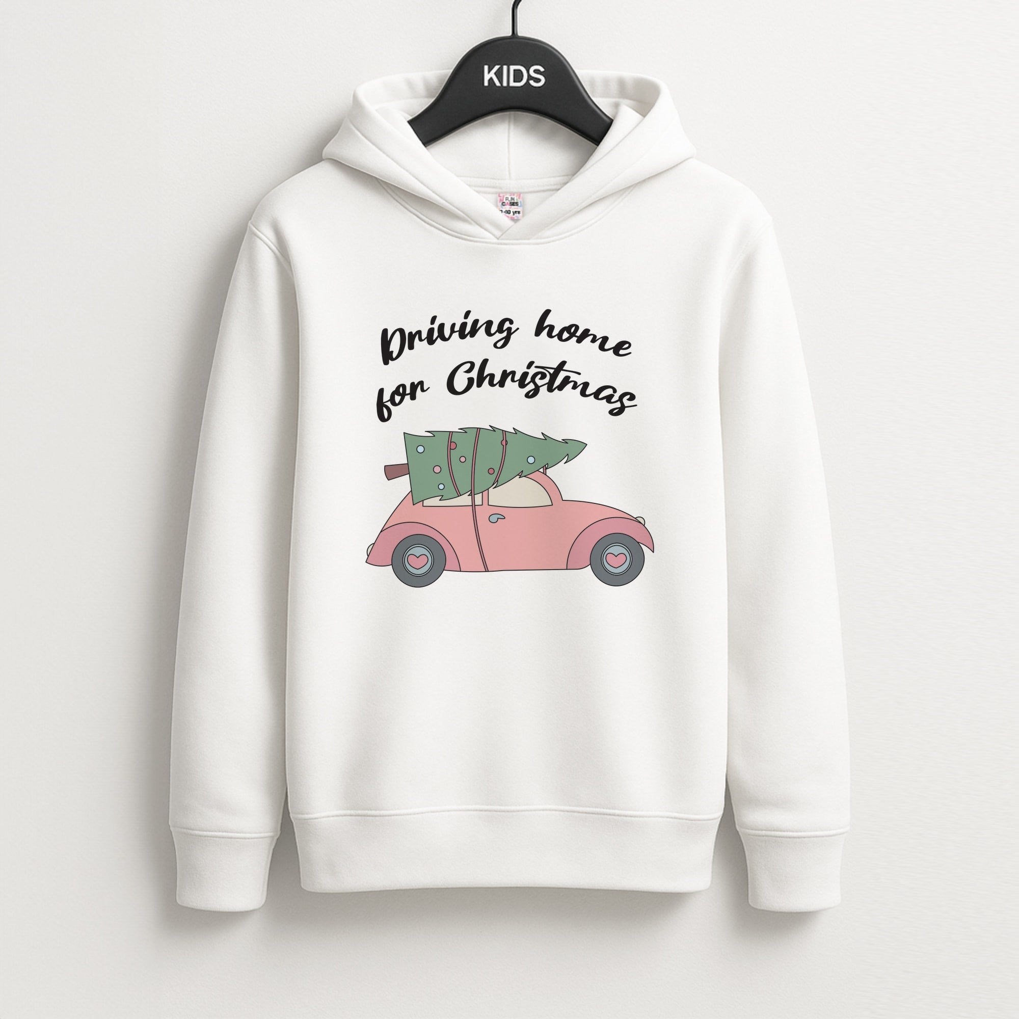 Driving Home For Christmas - Christmas Songs Kids Hoodie
