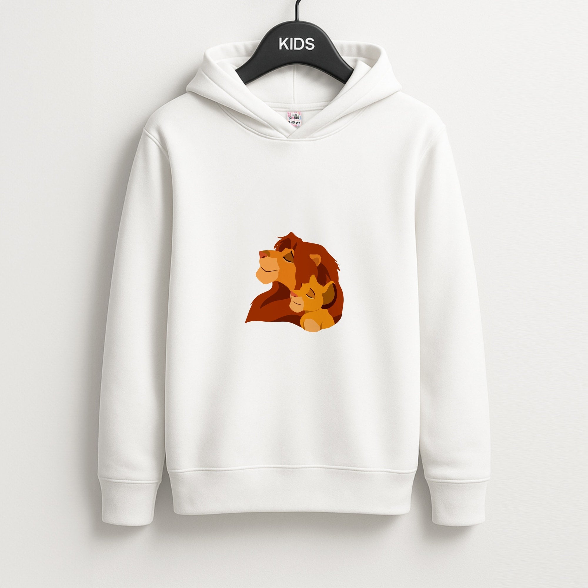 King Lion And Cub Unisex Kids Hoodie
