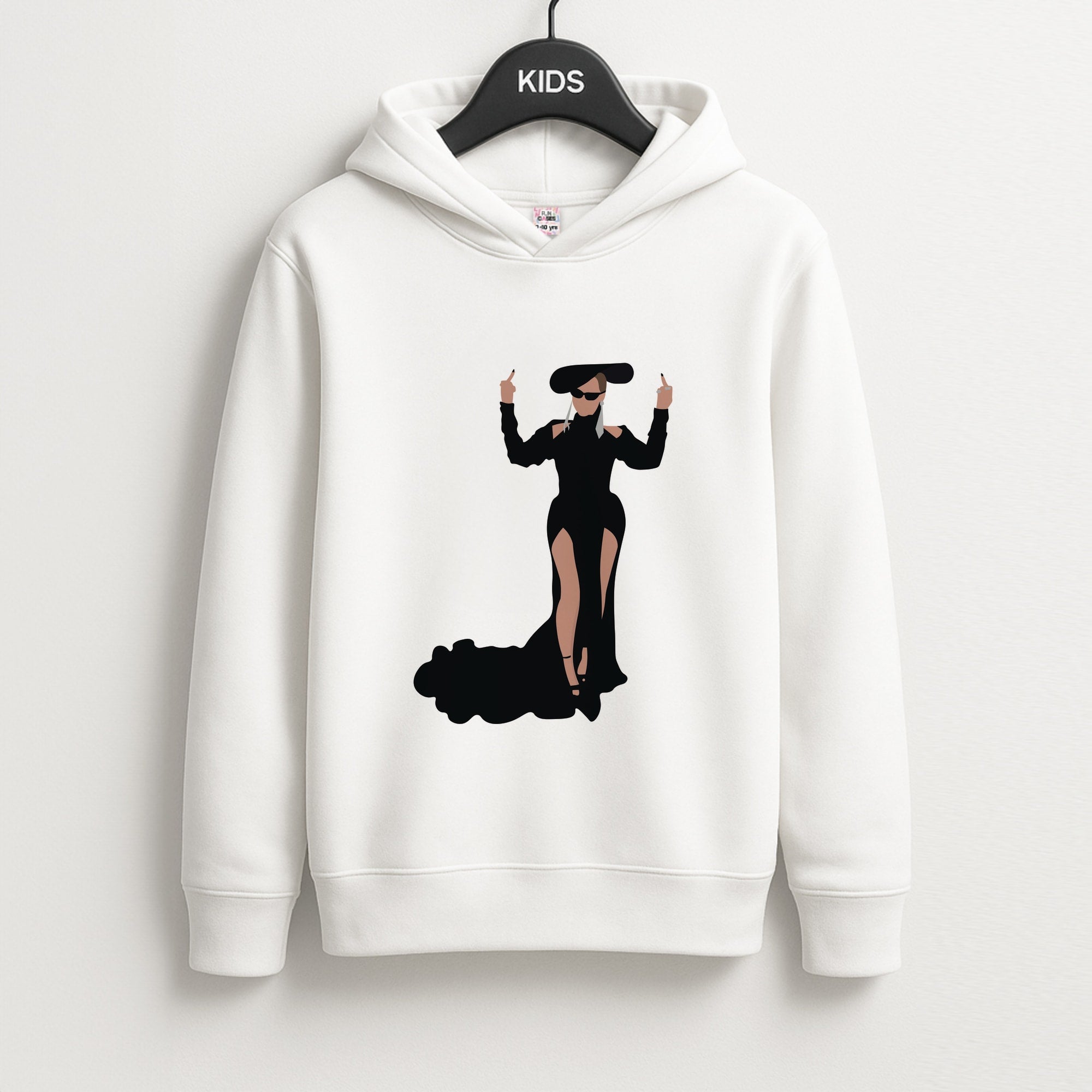 Middle Fingers - Queen B Unisex Kids Hoodie