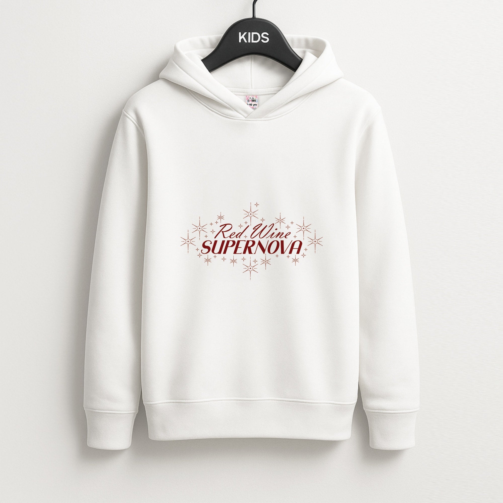 Red Wine Supernova Unisex Kids Hoodie
