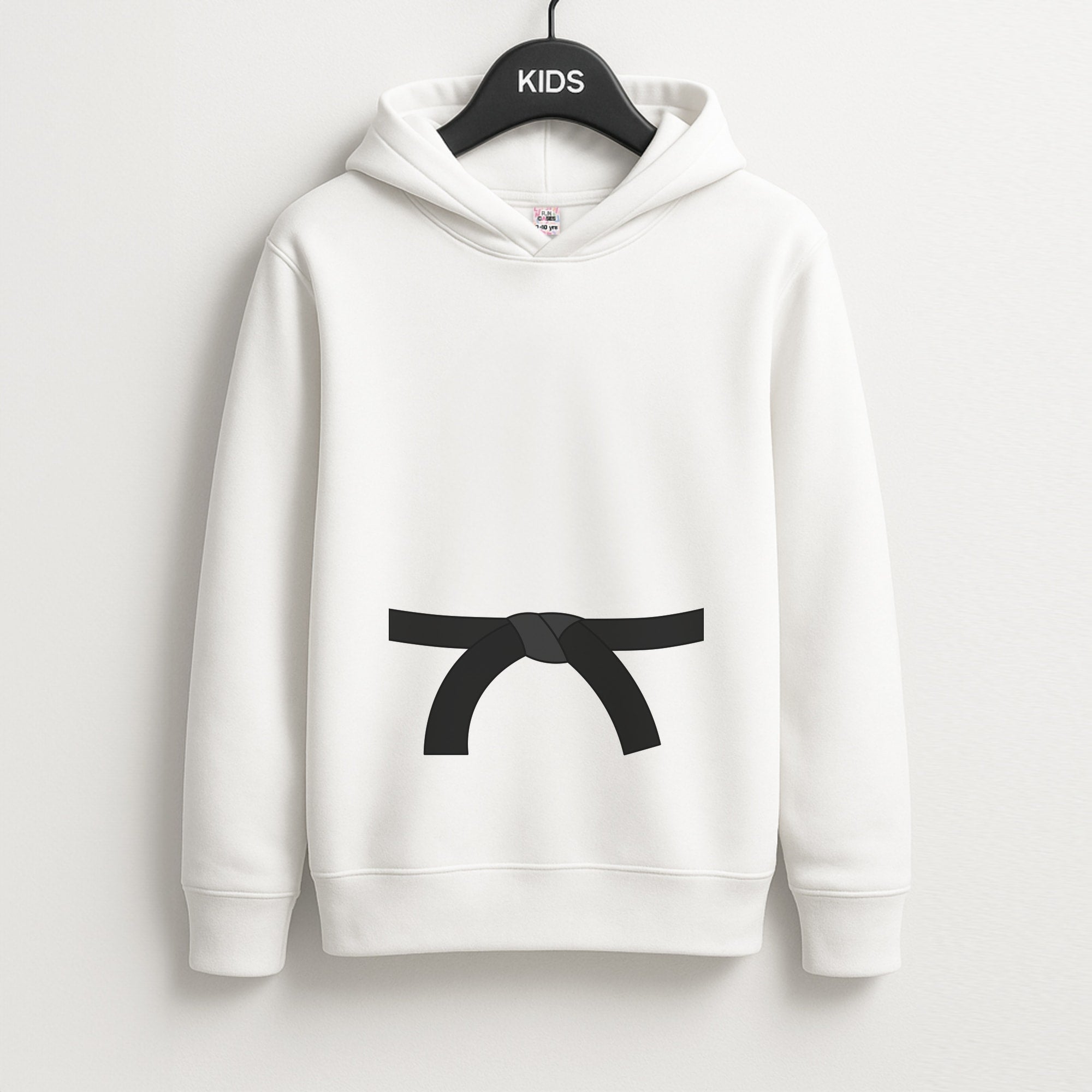 Black Belt Unisex Kids Hoodie