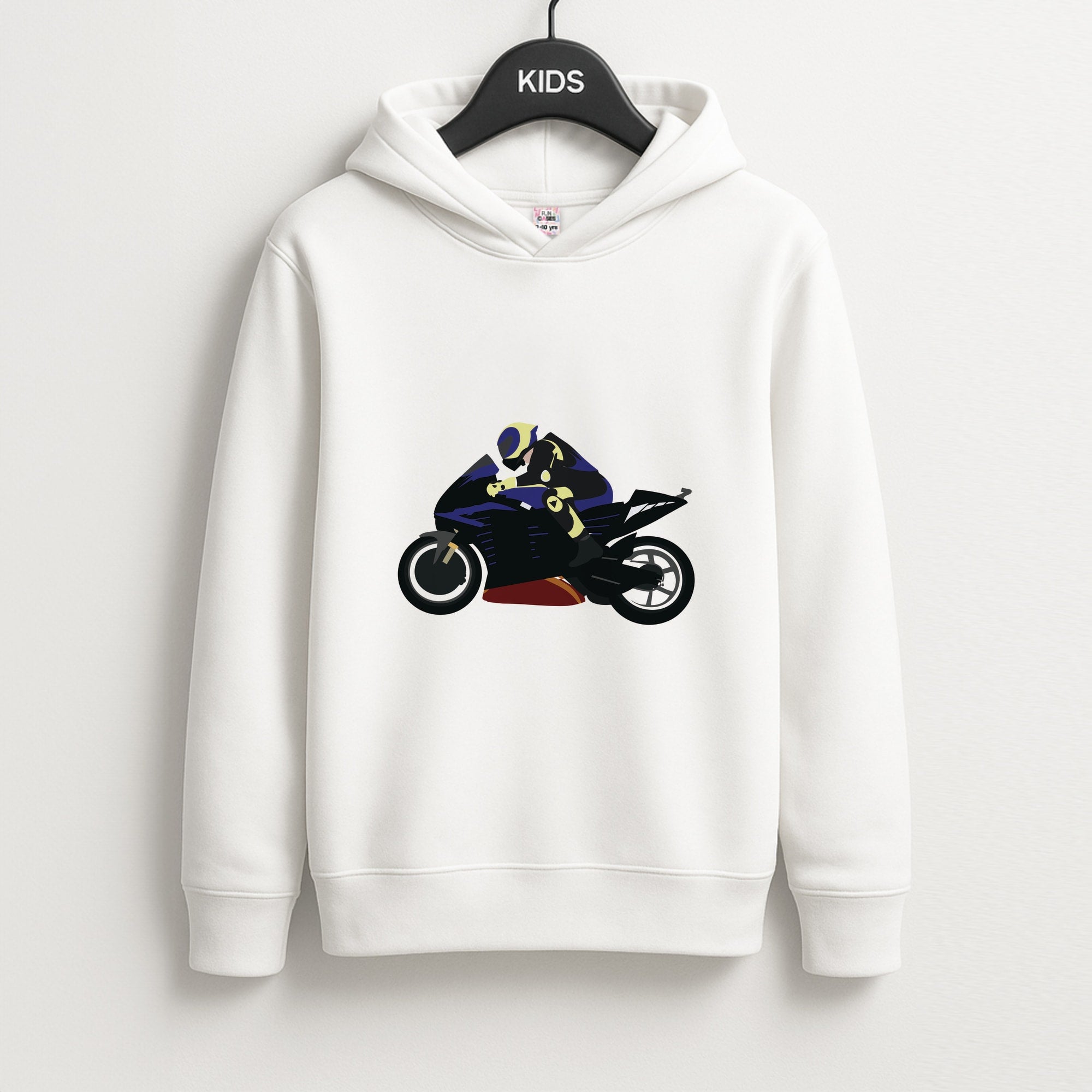 Purple Motorbike - Motorbike Unisex Kids Hoodie