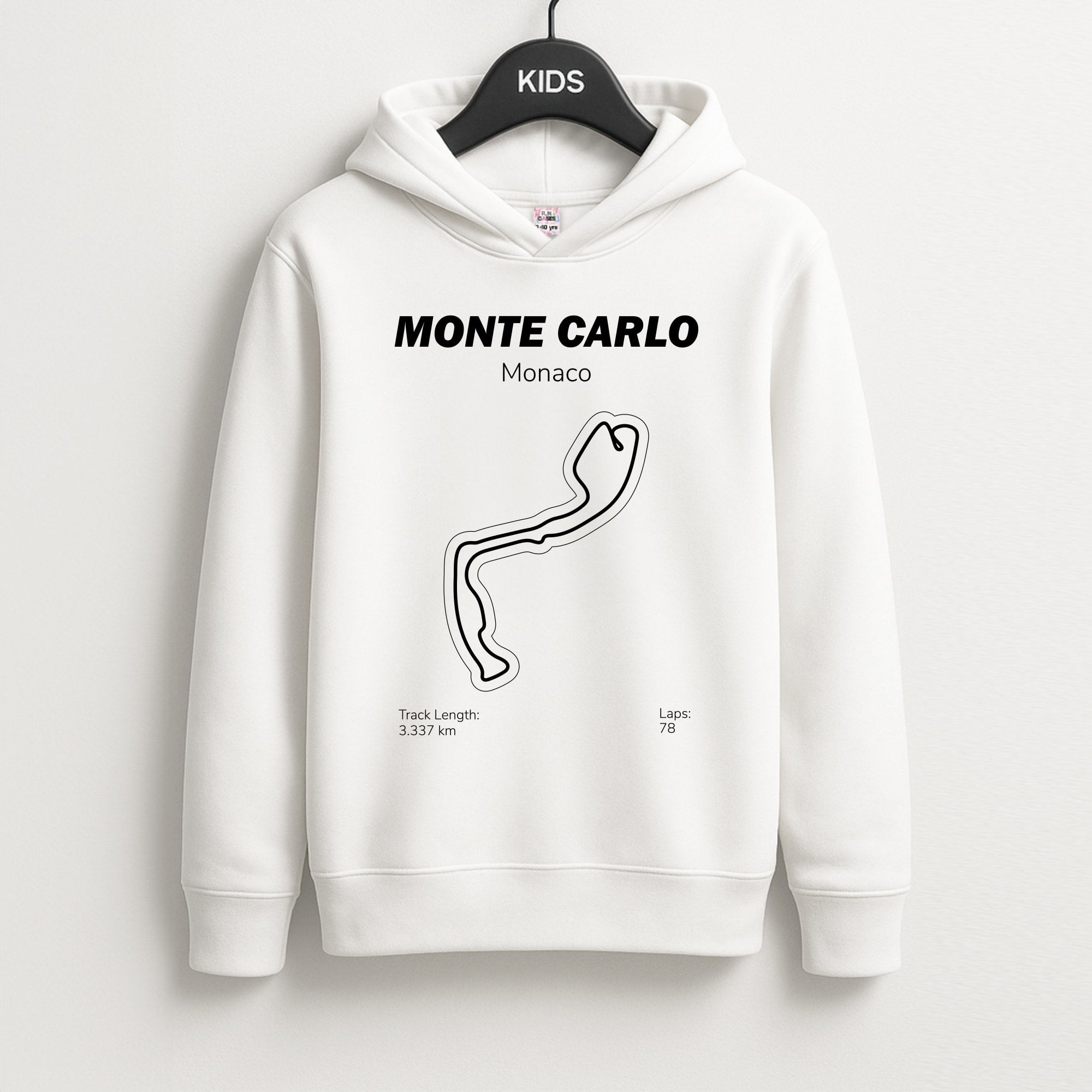 Monte Carlo Circuit Unisex Kids Hoodie