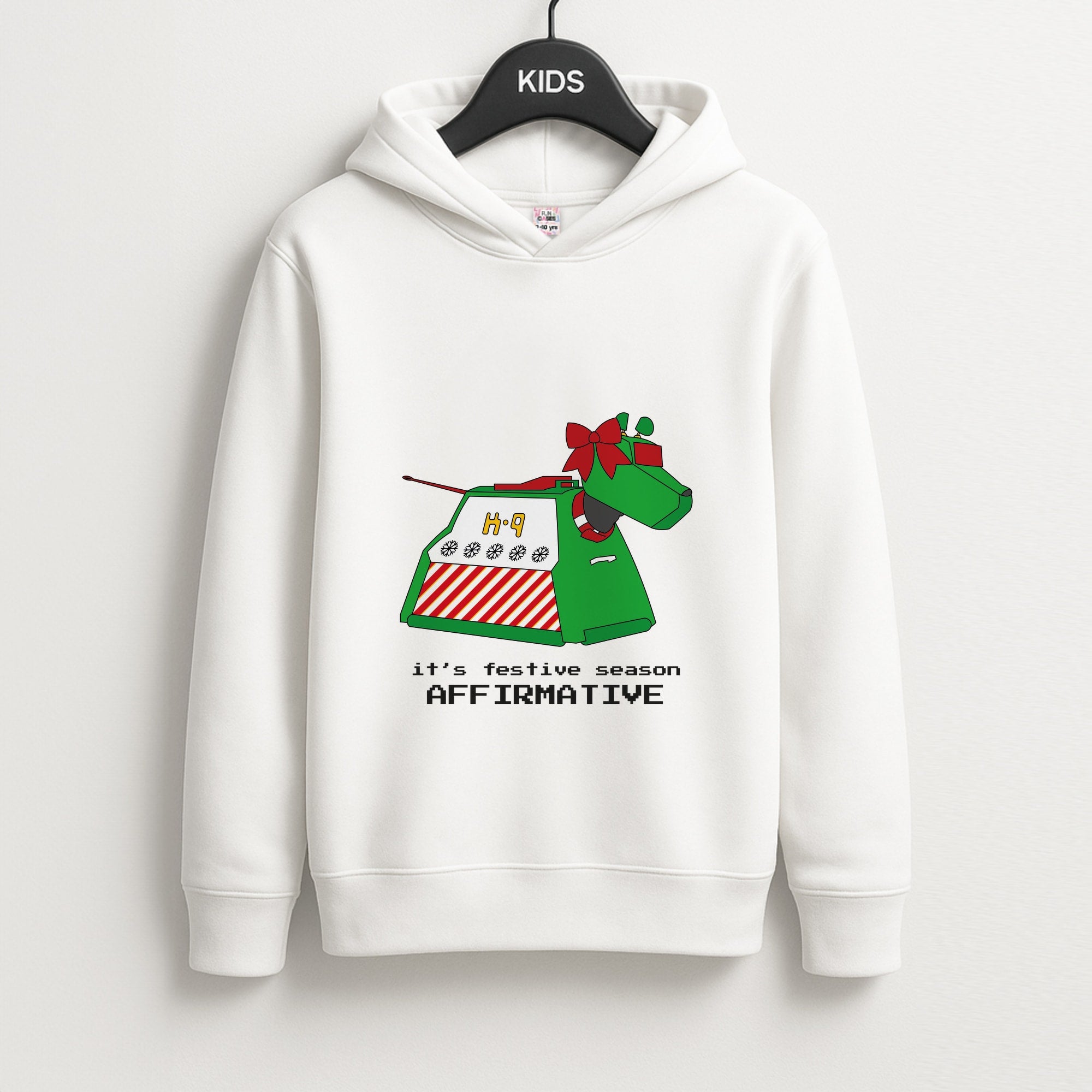 K9 Festive Season - Doctor Who Unisex Kids Hoodie