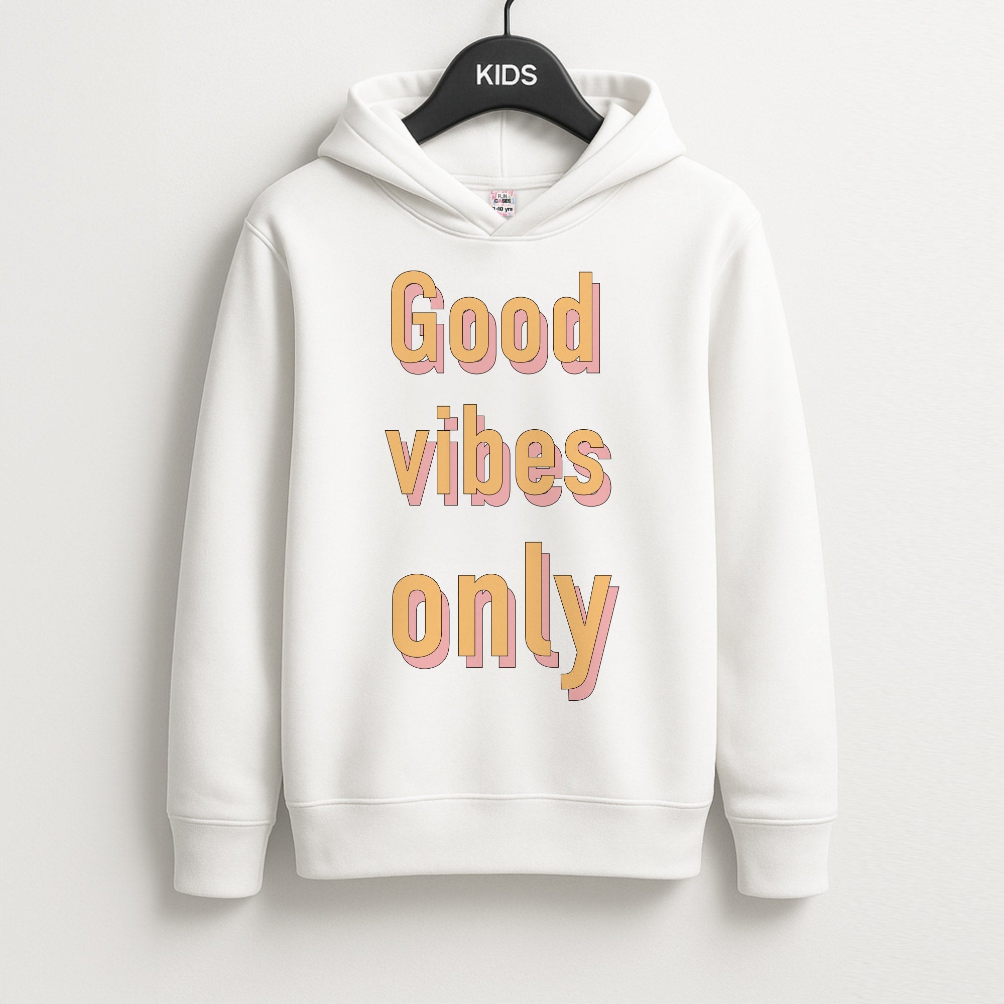 Good Vibes Only Unisex Kids Hoodie