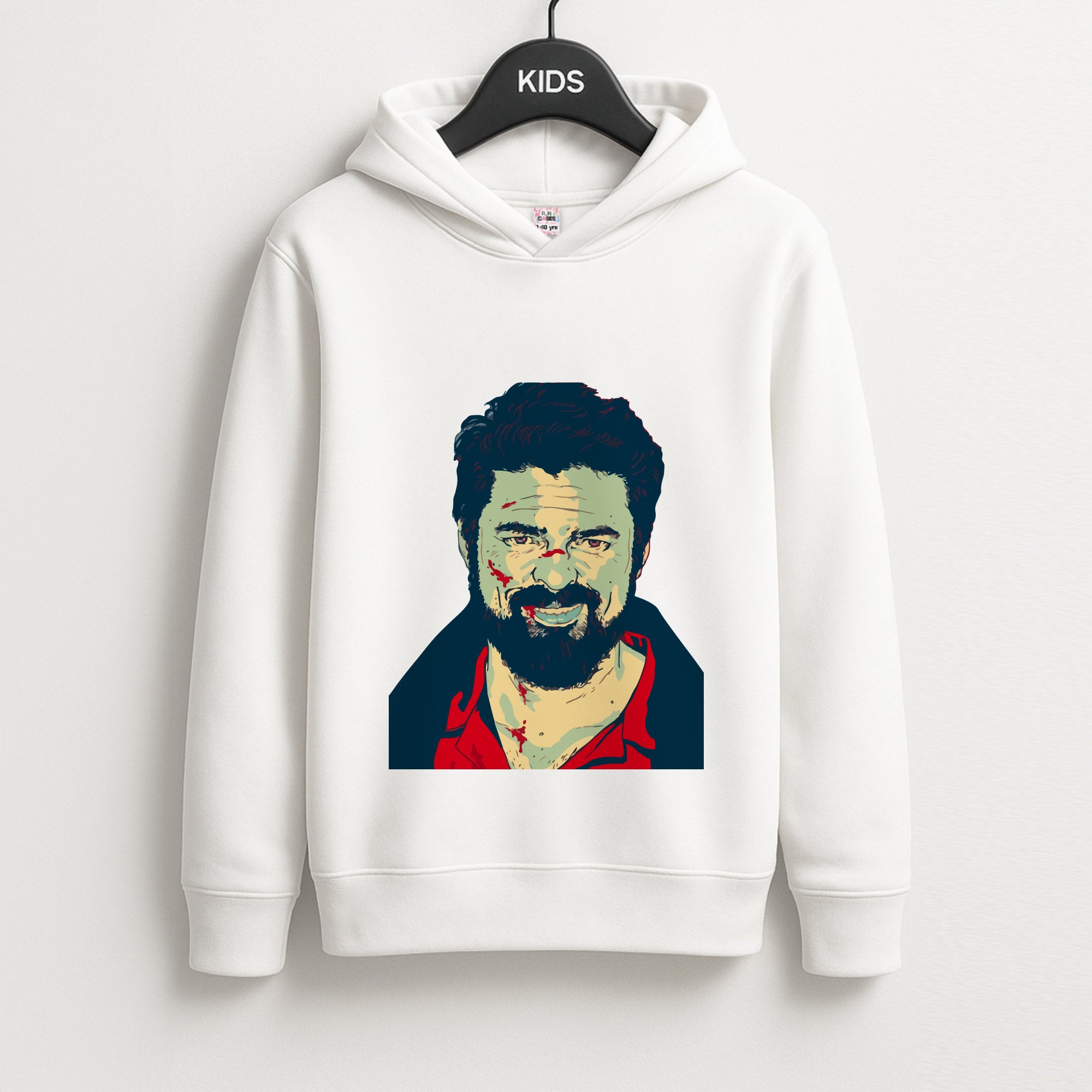 Billy Butcher Face Unisex Kids Hoodie