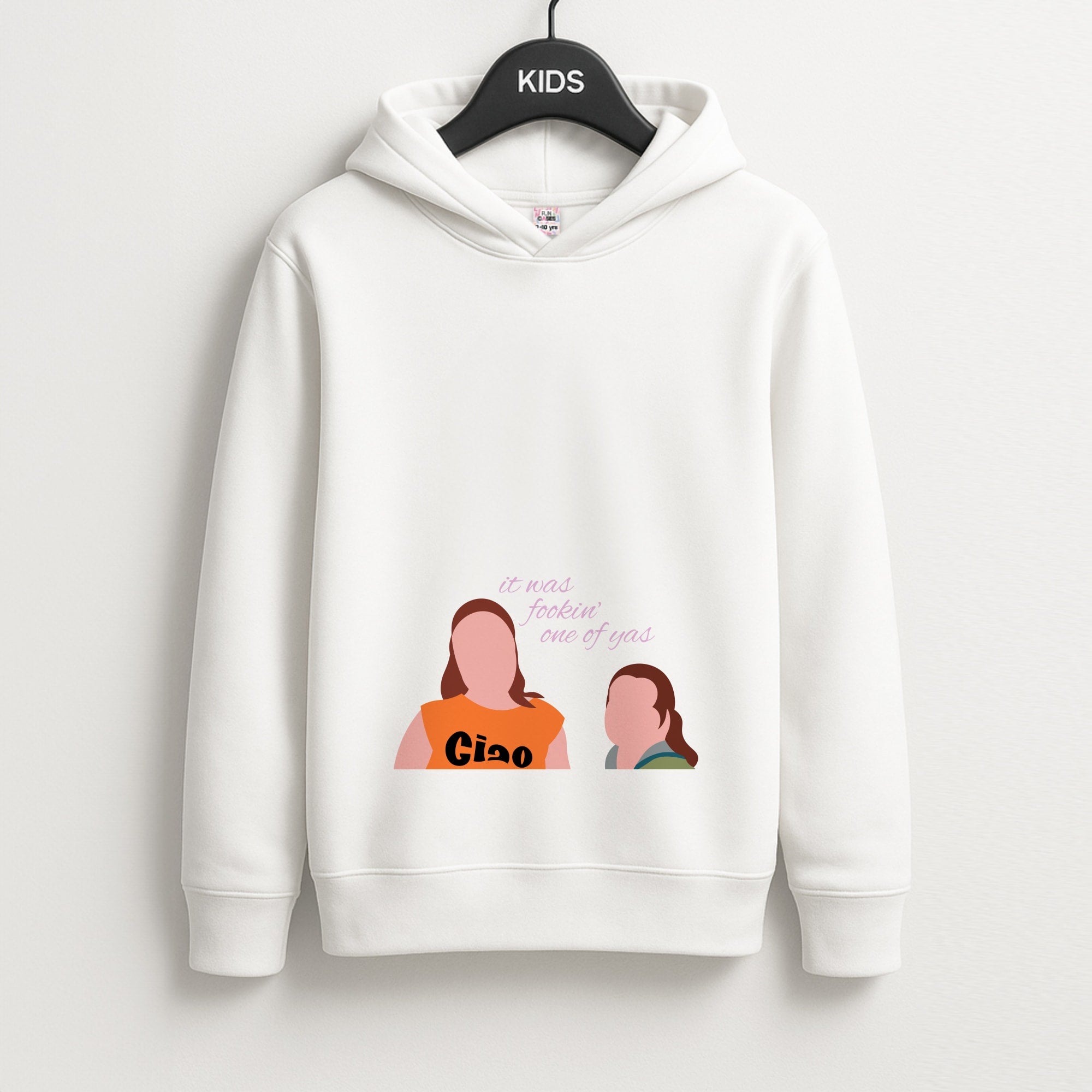 It Was Fookin' One Of Yas - British Pop Culture Kids Hoodie