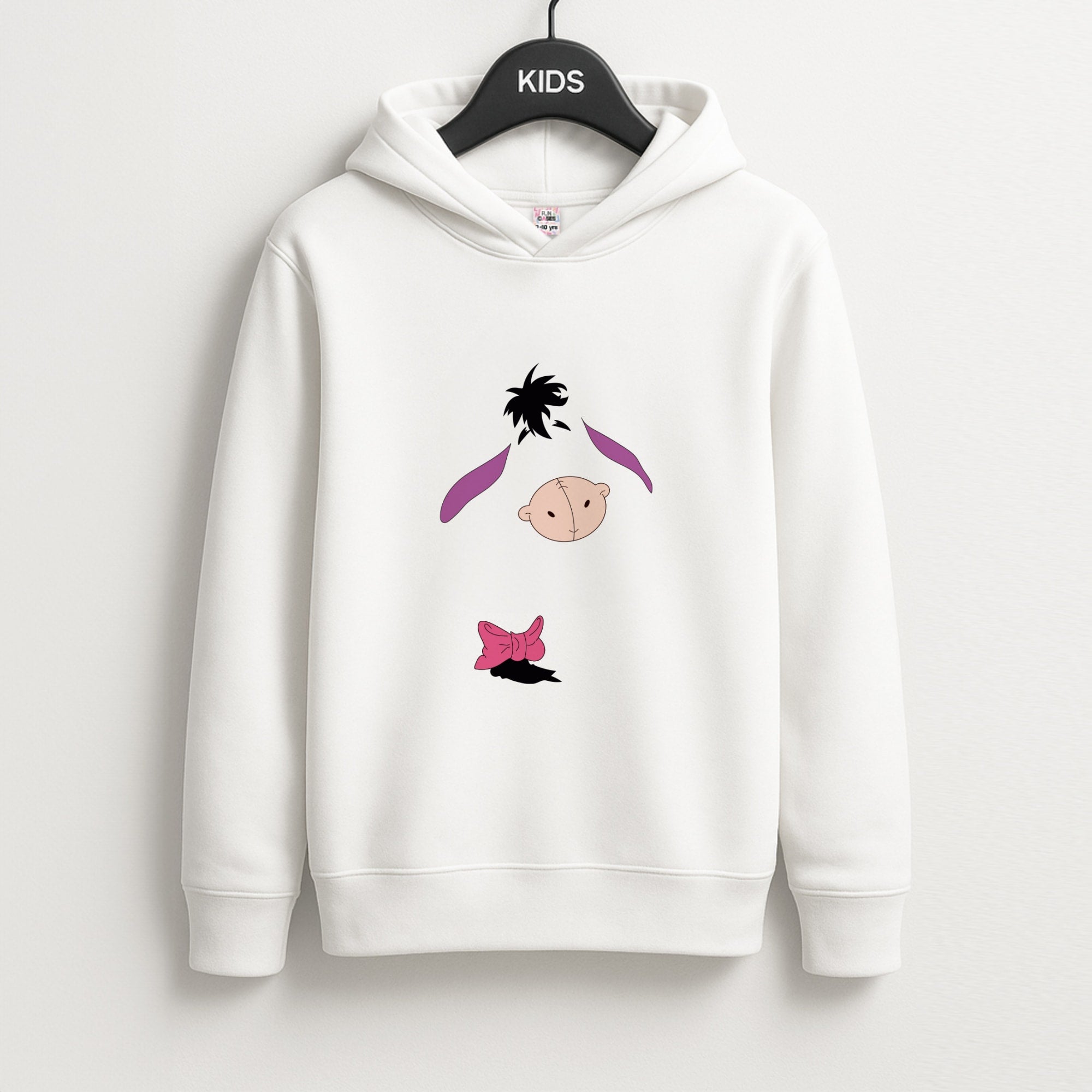 Faceless Donkey Unisex Kids Hoodie