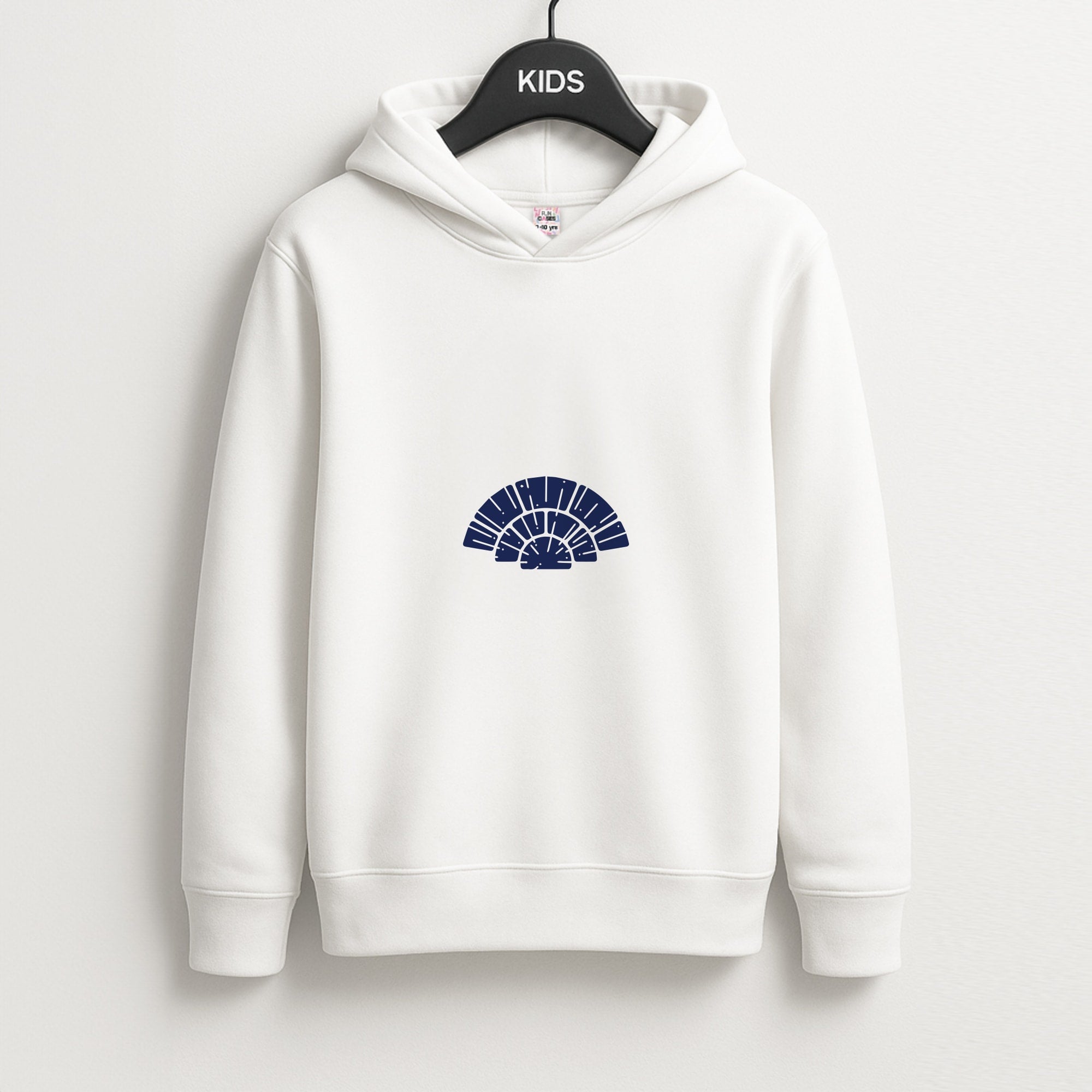 Blue Design Unisex Kids Hoodie