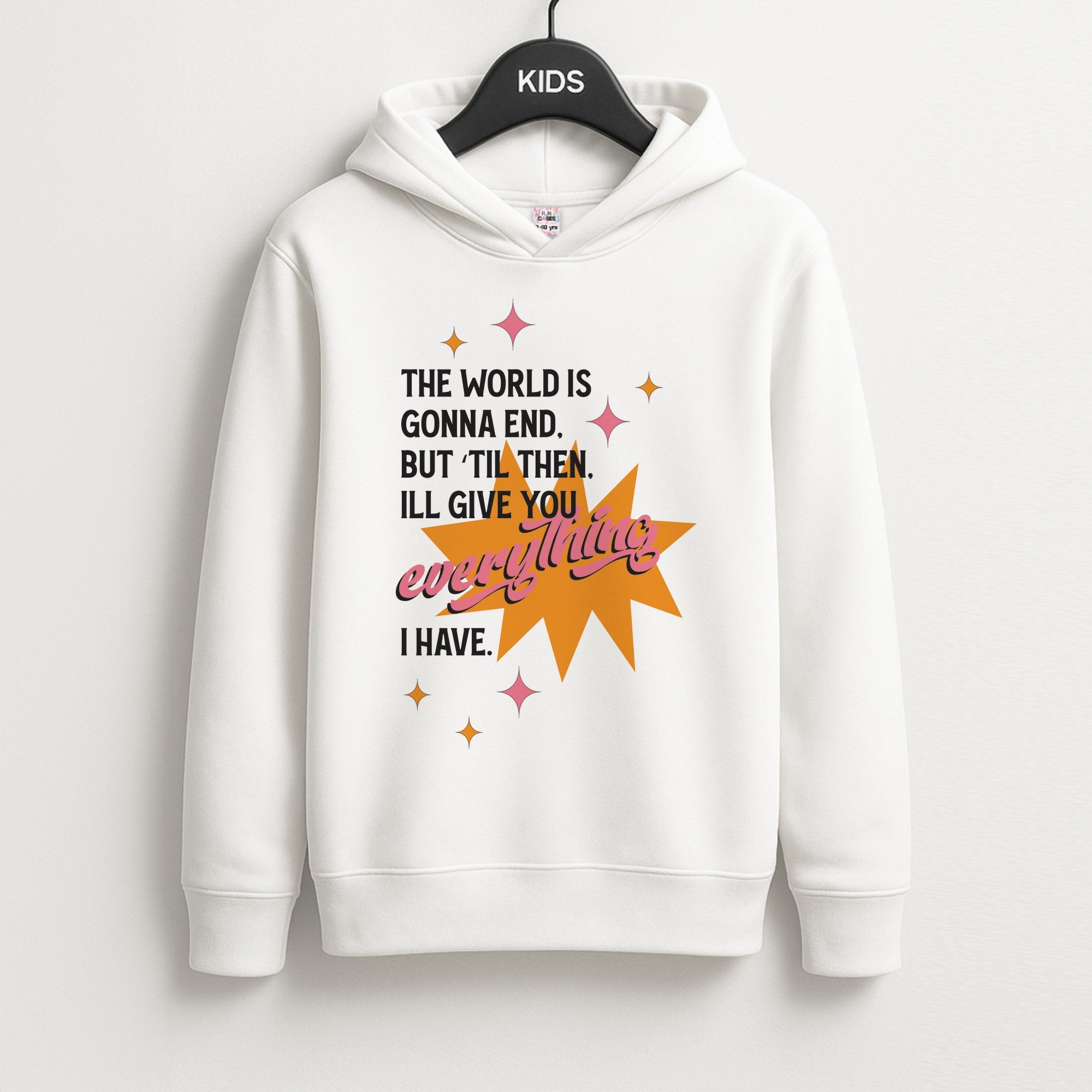 The World Is Gonna End - Fender Unisex Kids Hoodie