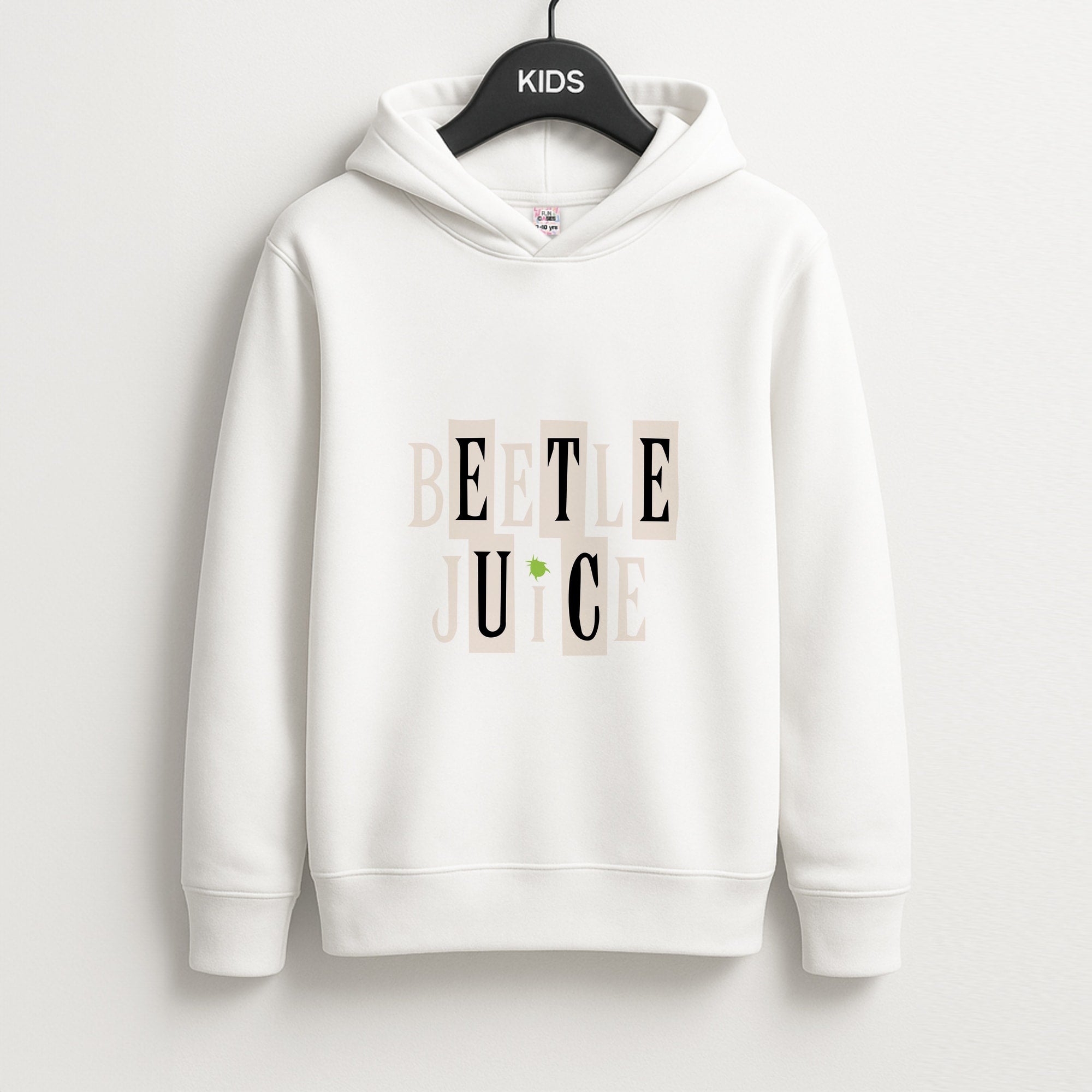 Text - Beetle Halloween Unisex Kids Hoodie