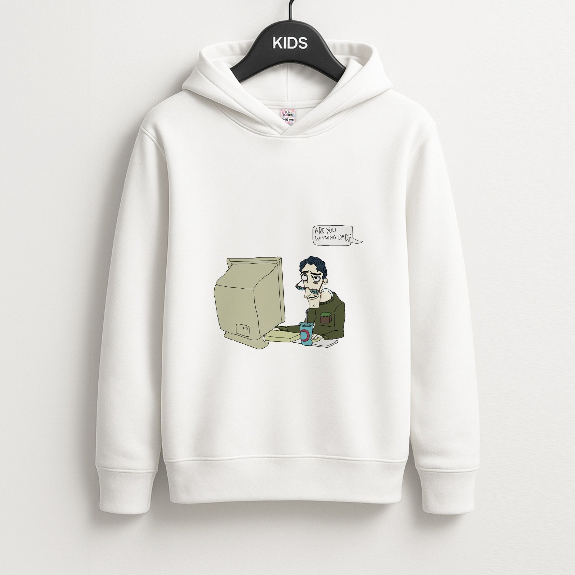 Are You Winning Dad Kids Hoodie