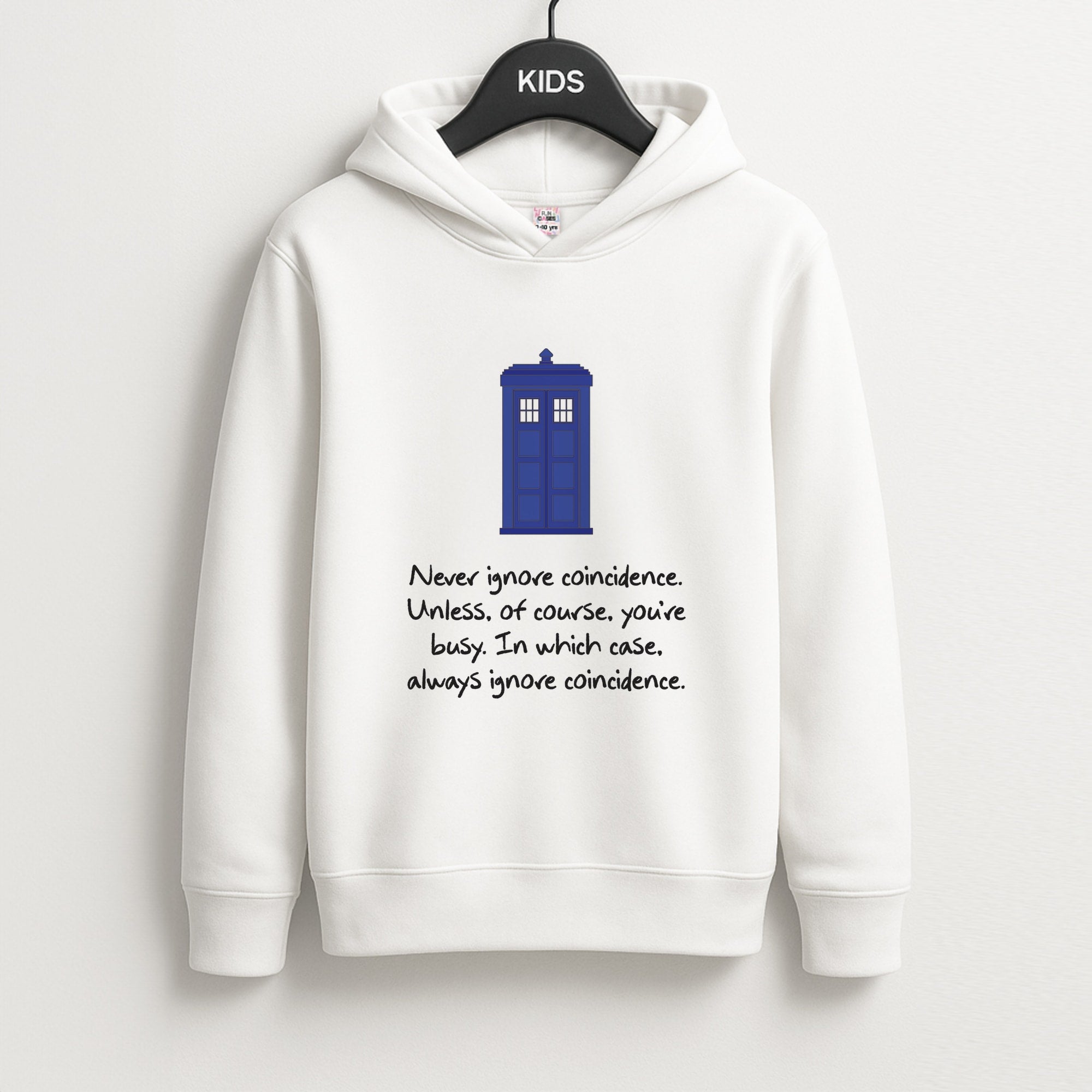 Never Ignore Coincidence Unisex Kids Hoodie