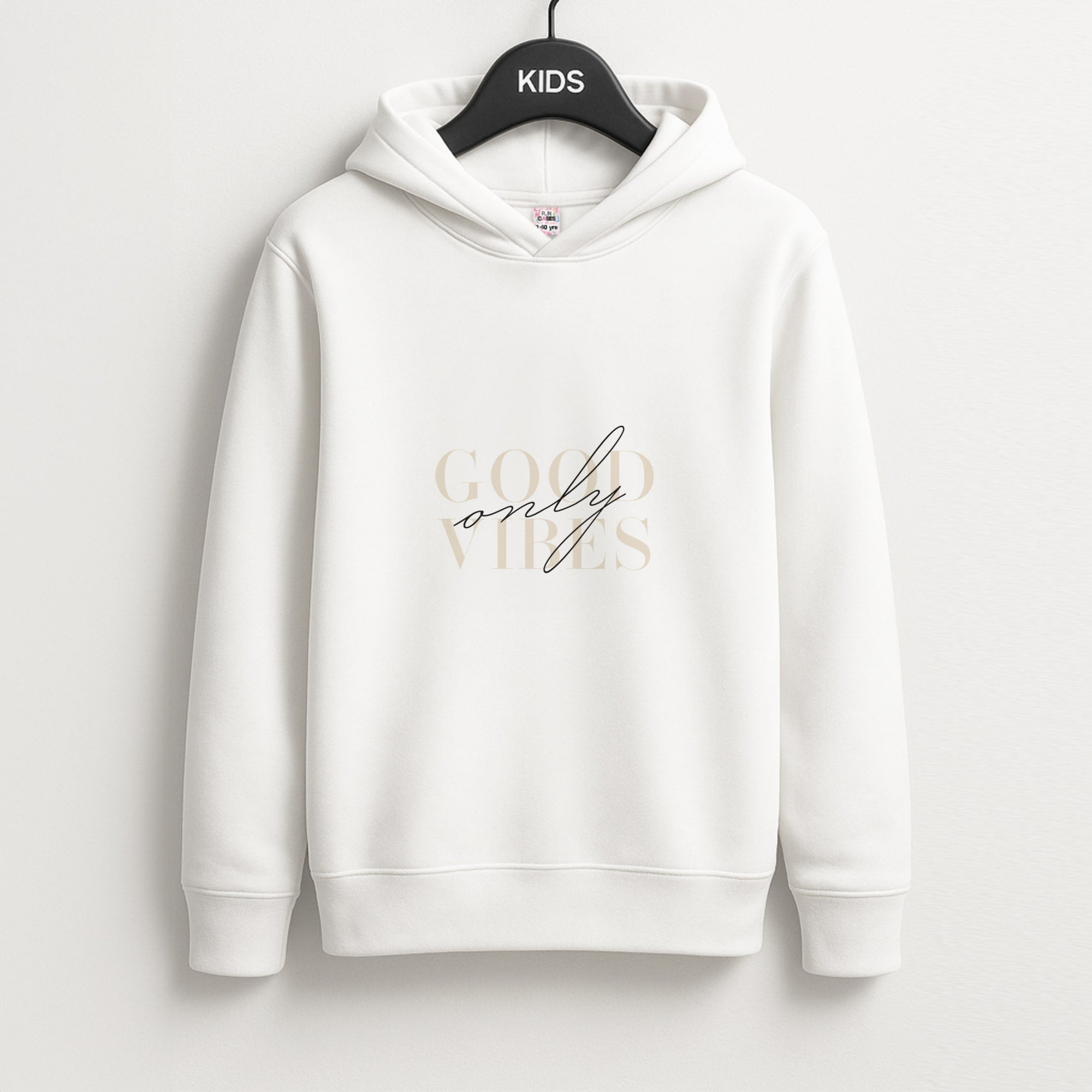 Good Vibes Only Unisex Kids Hoodie