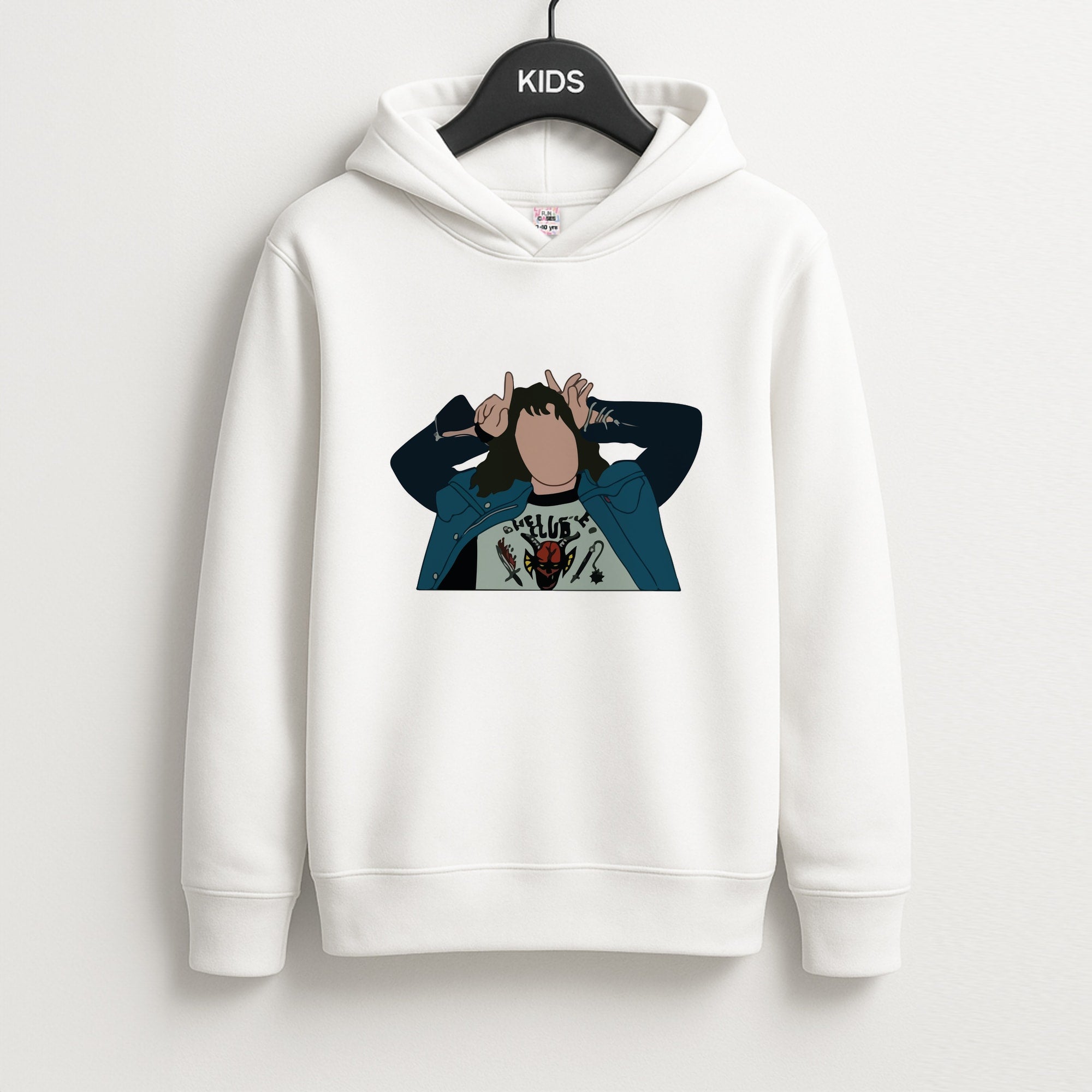 Eddie Munson Kids Hoodie