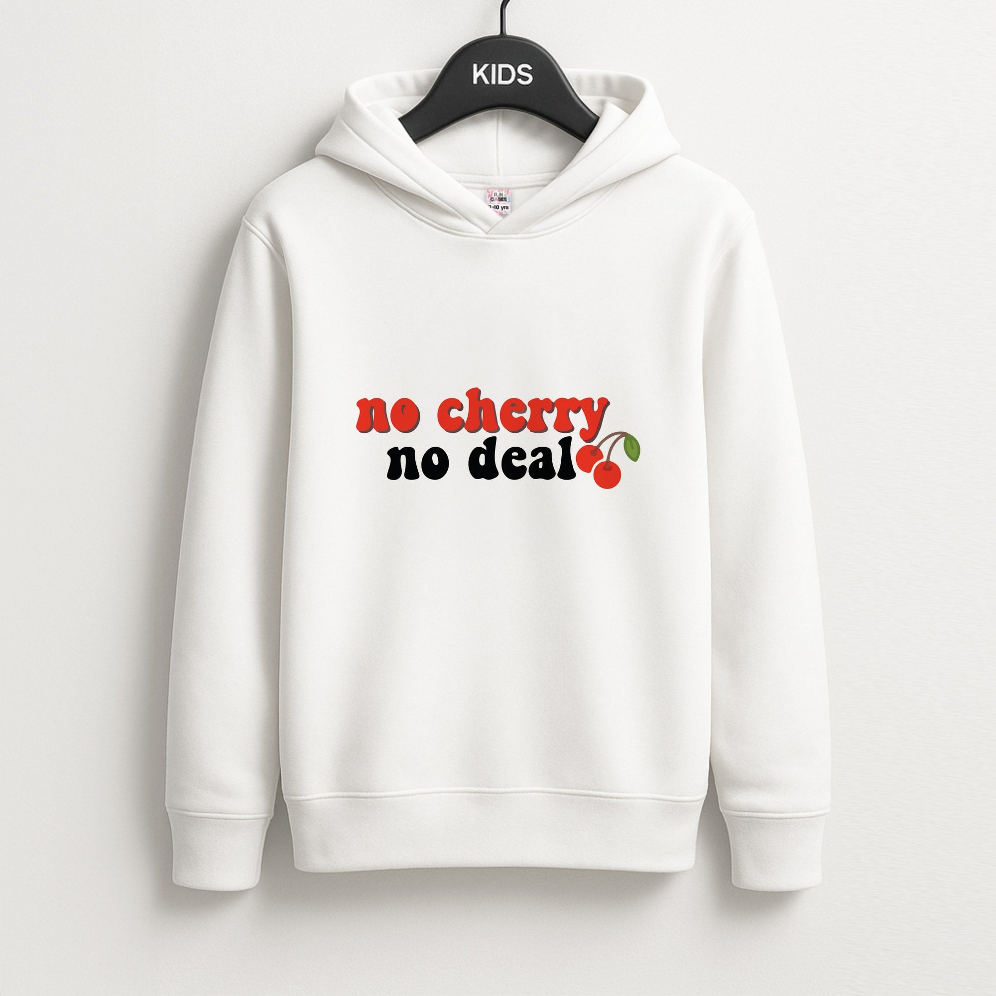 No Cherry No Deal Kids Hoodie
