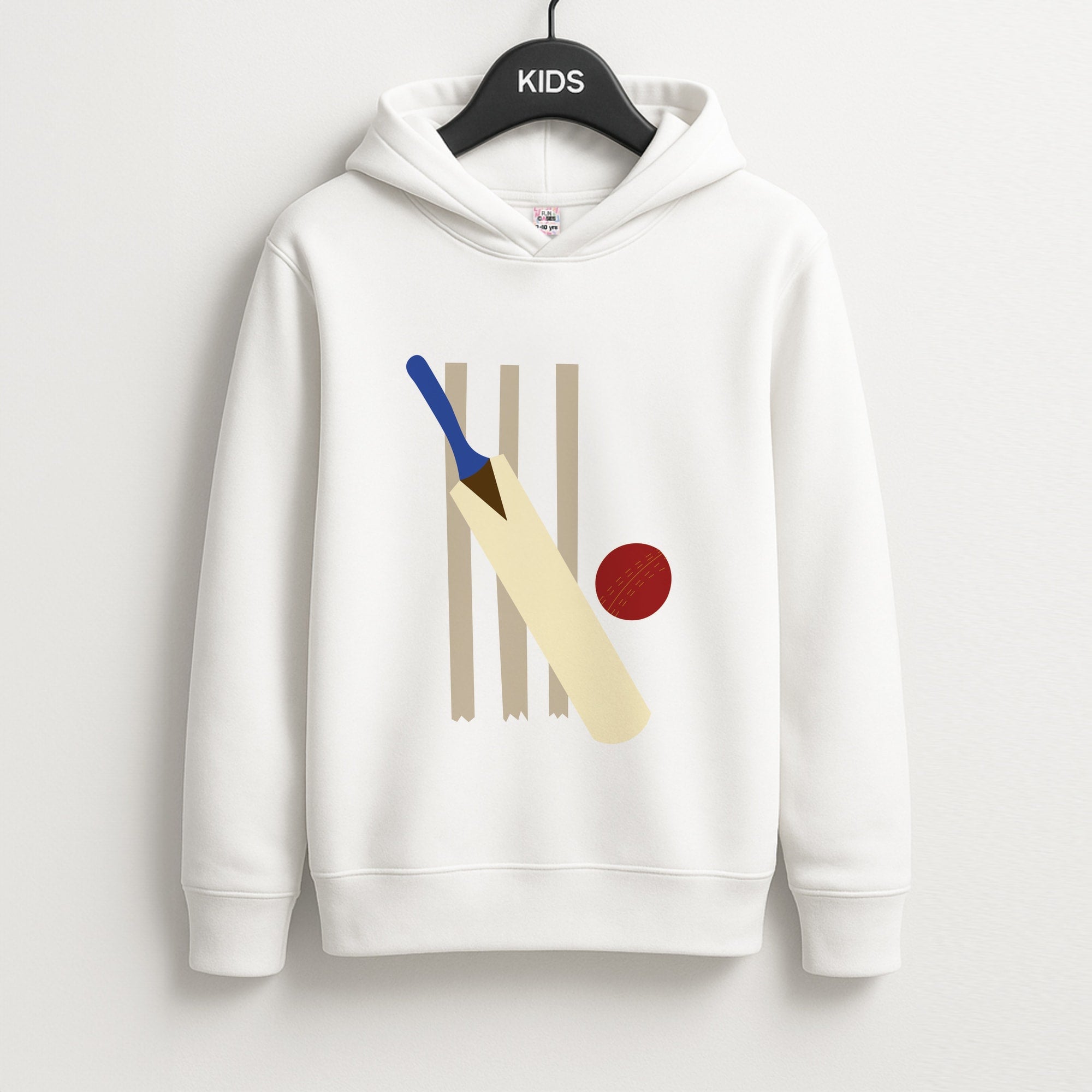 Wickets - Cricket Unisex Kids Hoodie