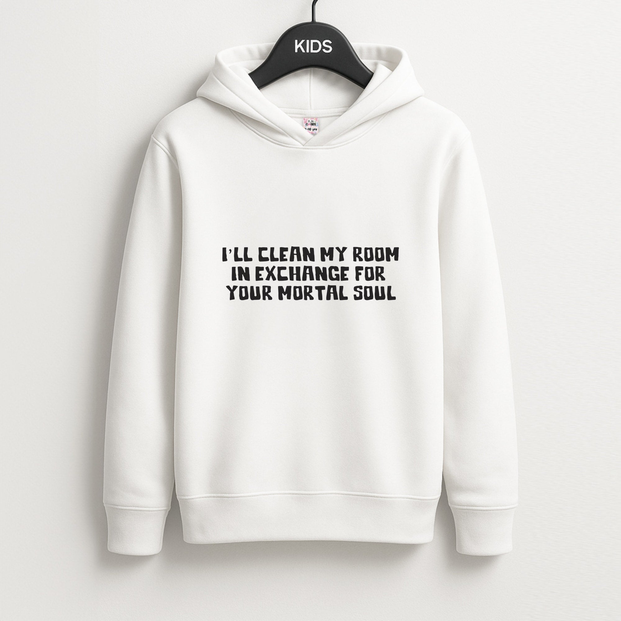I'll Clean My Room In Exchange Wednesday Kids Hoodie