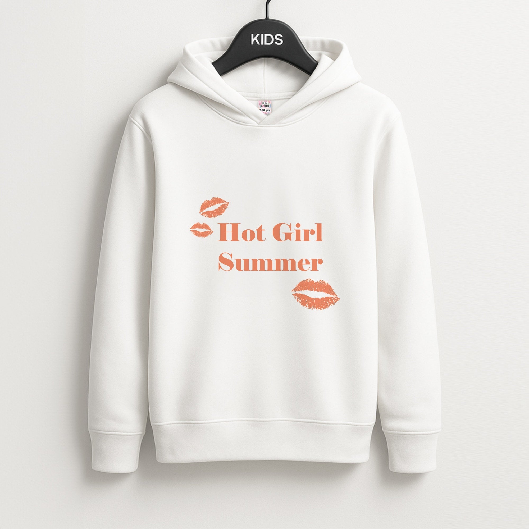 Hot Girl Summer Kisses Unisex Kids Hoodie
