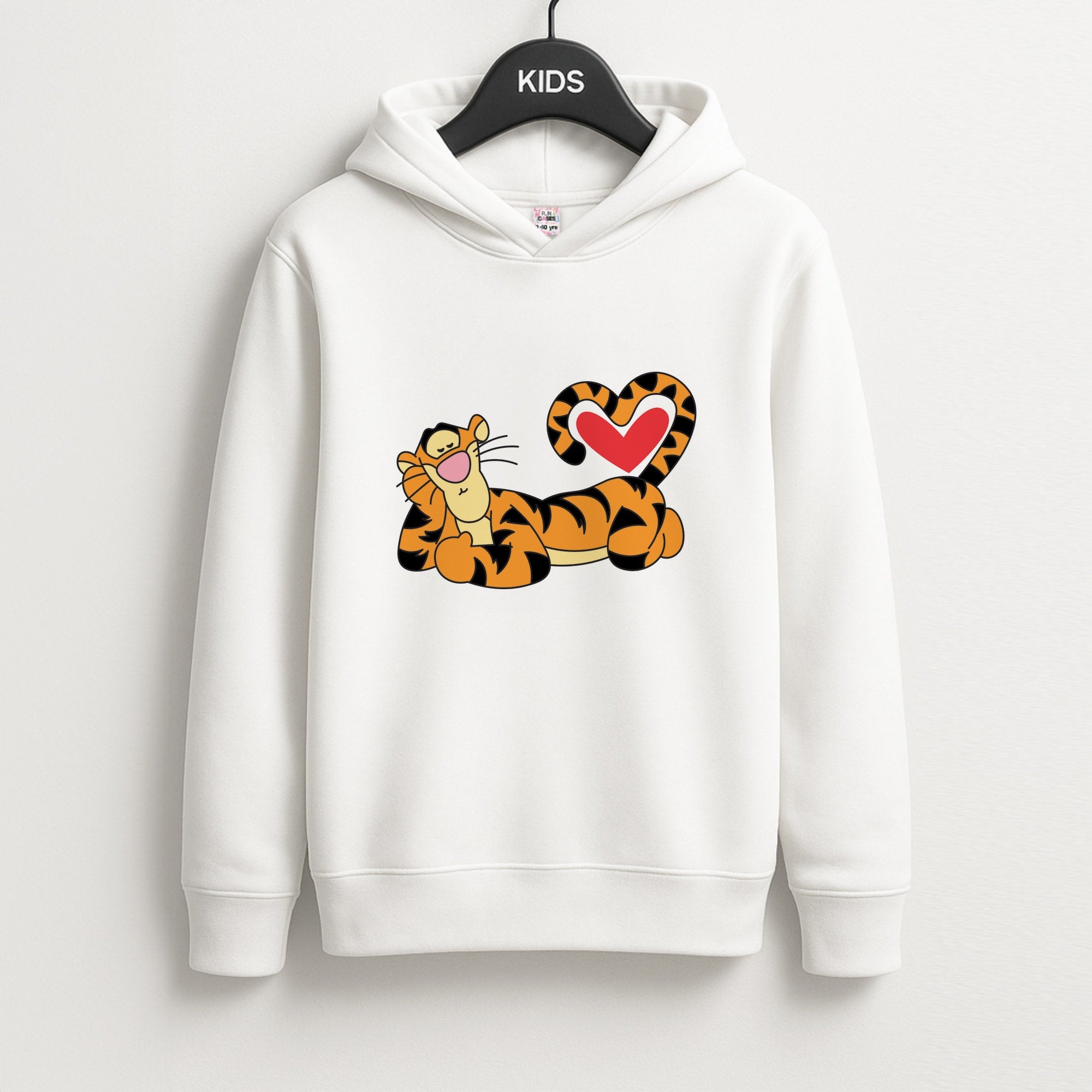 Tiger Valentine's Kids Hoodie
