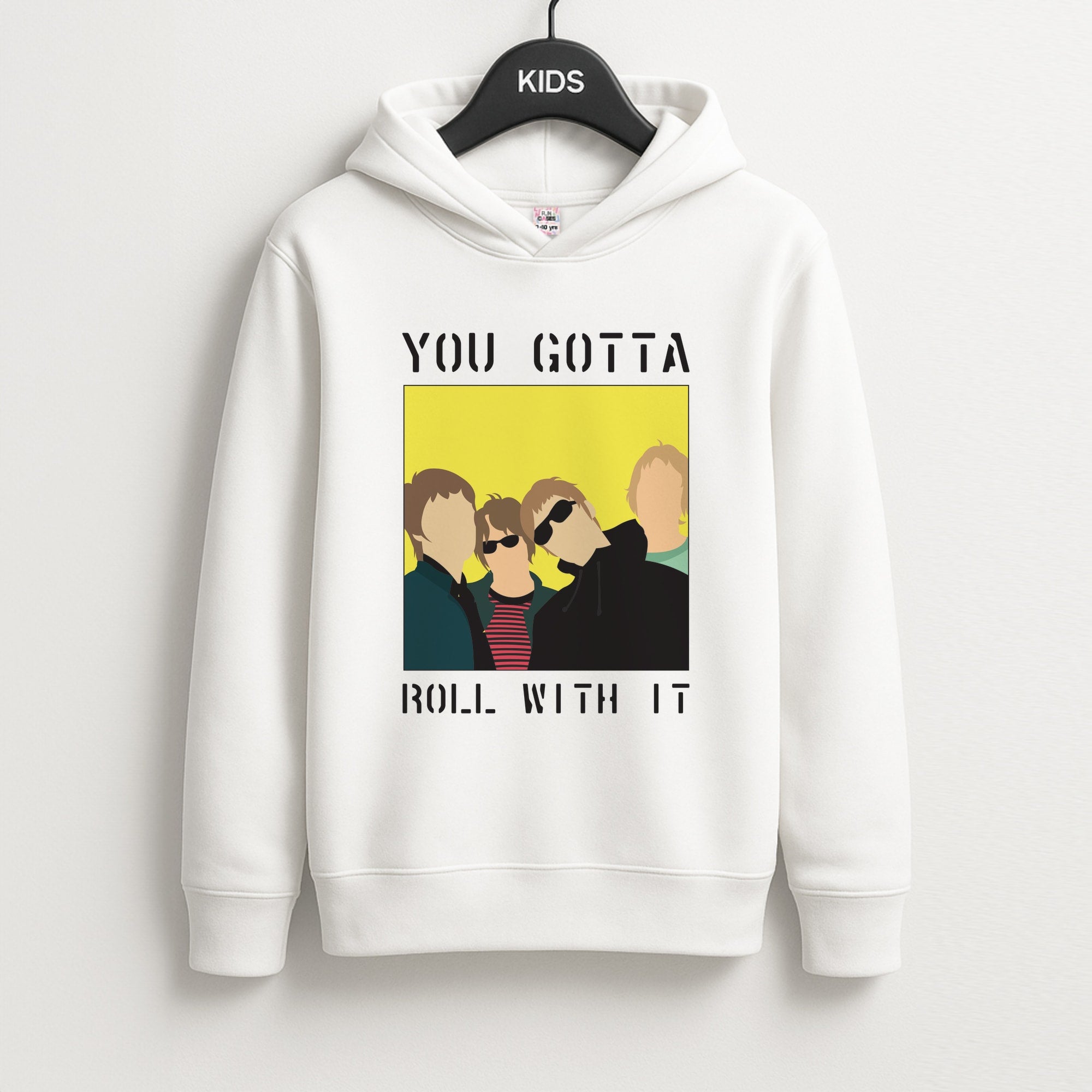 You Gotta Roll With It Unisex Kids Hoodie