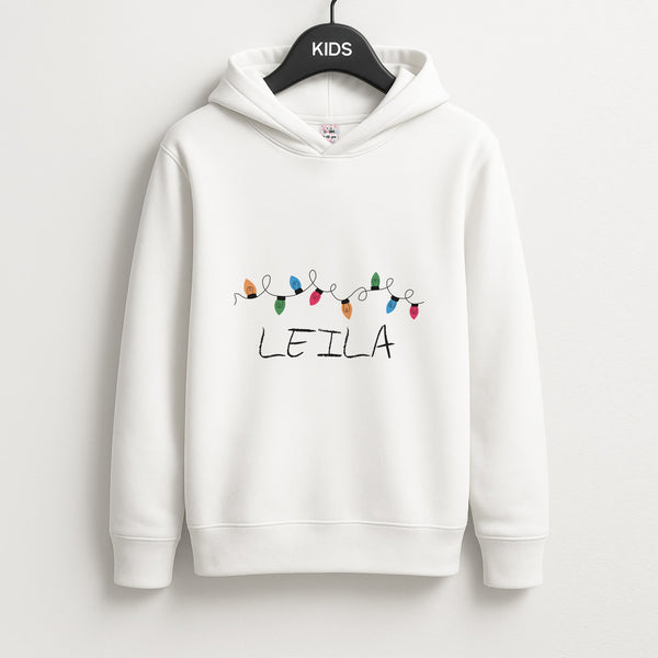 Fairy Lights - Personalised Stranger Unisex Kids Hoodie