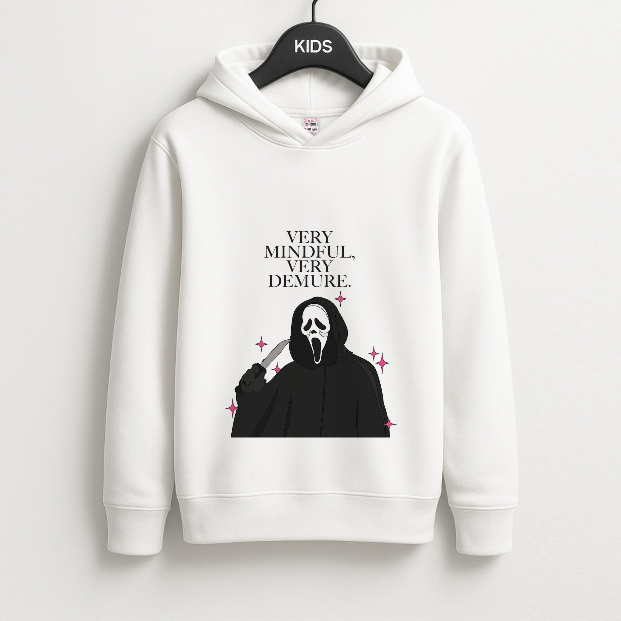 Very Mindful, Very Demure Unisex Kids Hoodie