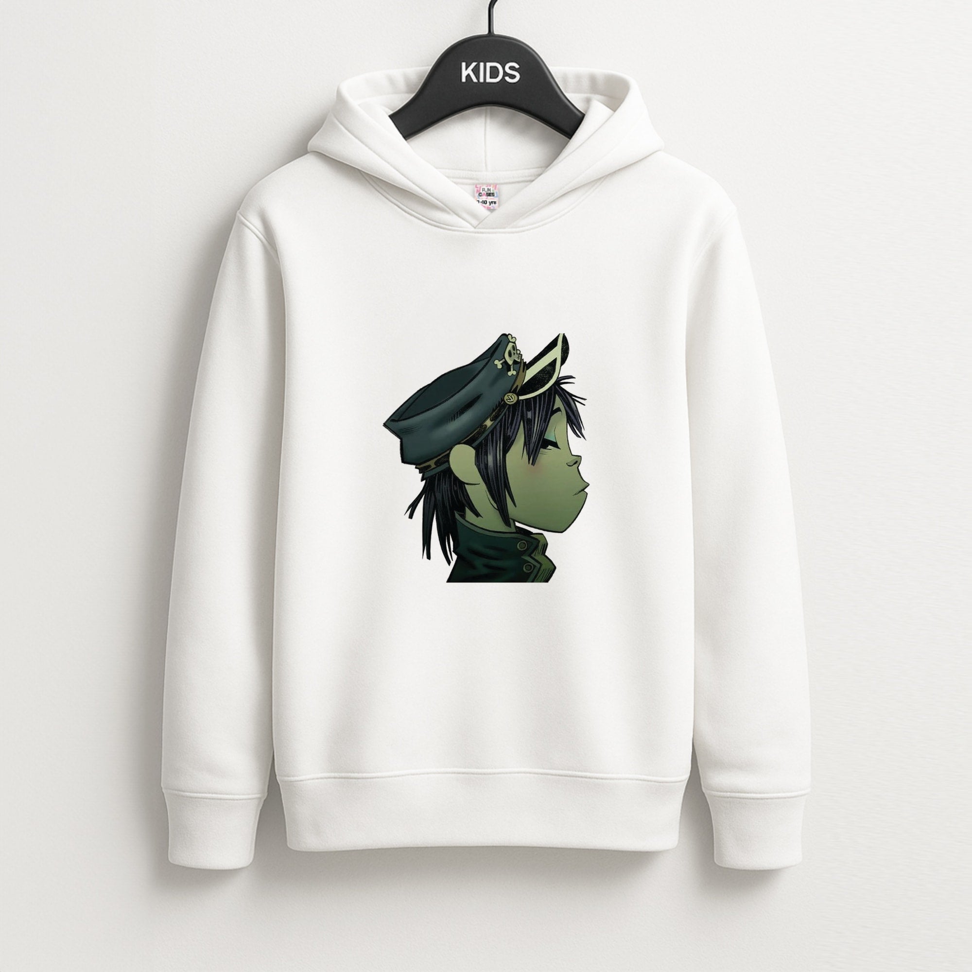 Green 2d Unisex Kids Hoodie