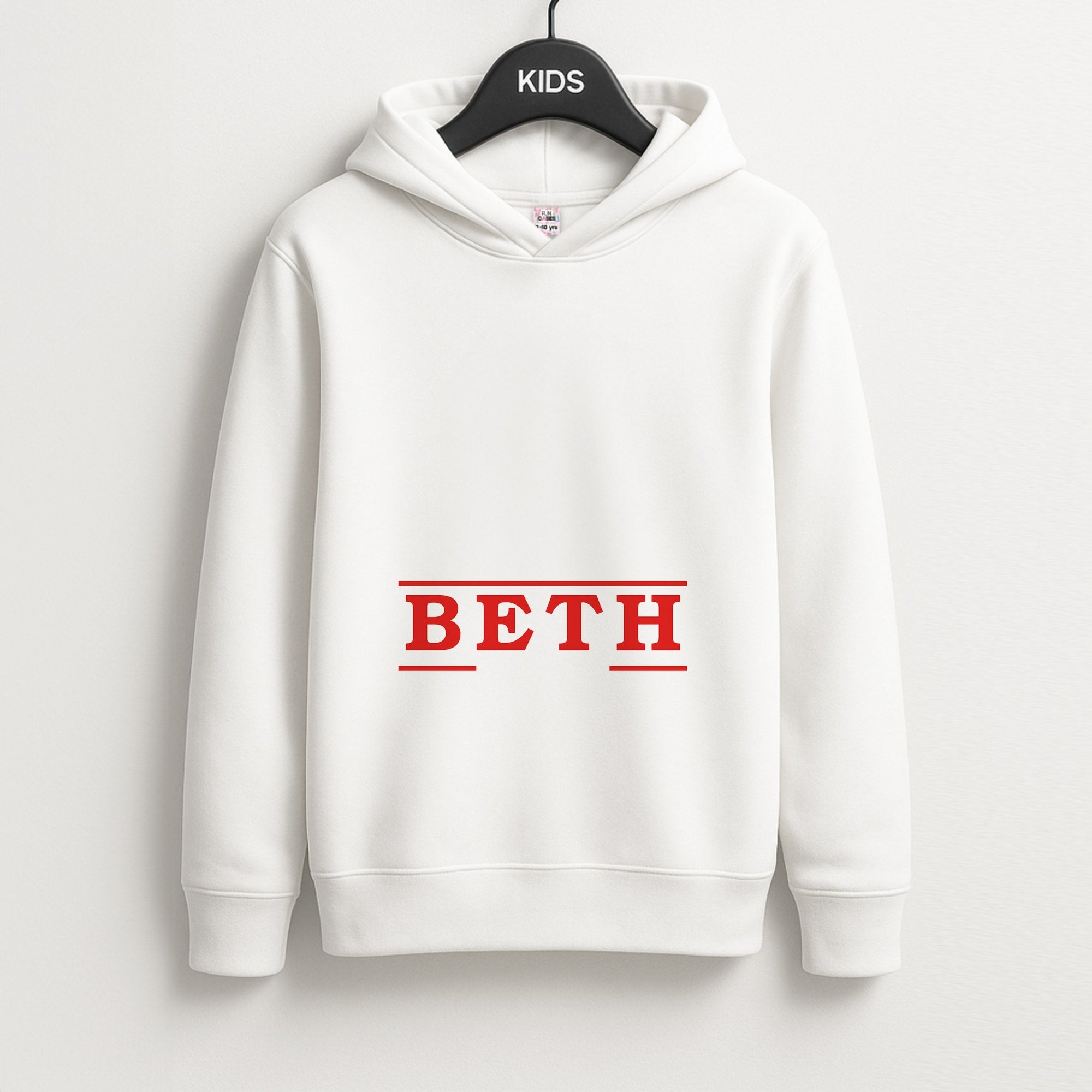 Title - Personalised Stranger Kids Hoodie