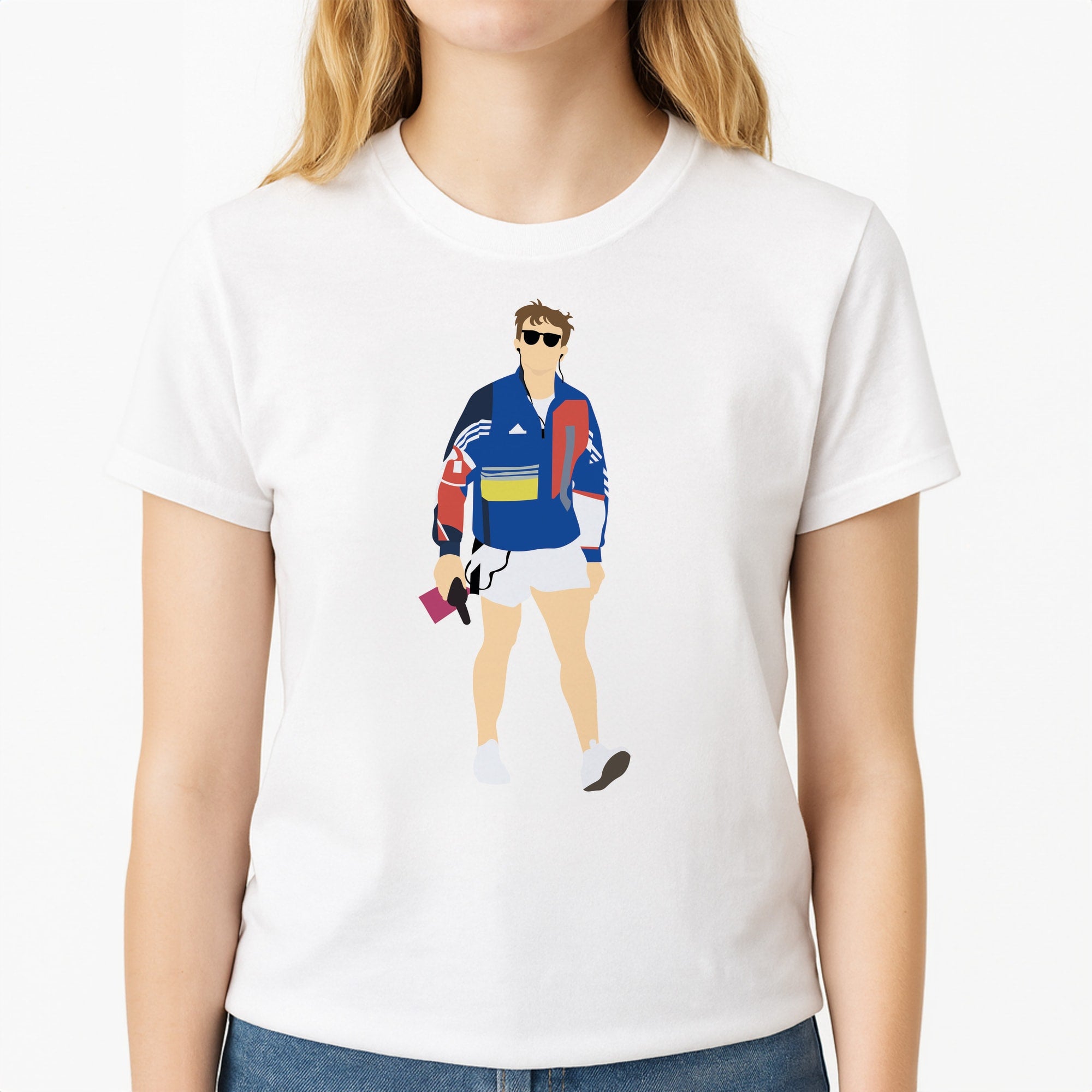 Papparazzi Shot - Mescal Unisex T-Shirt, worn by a female model