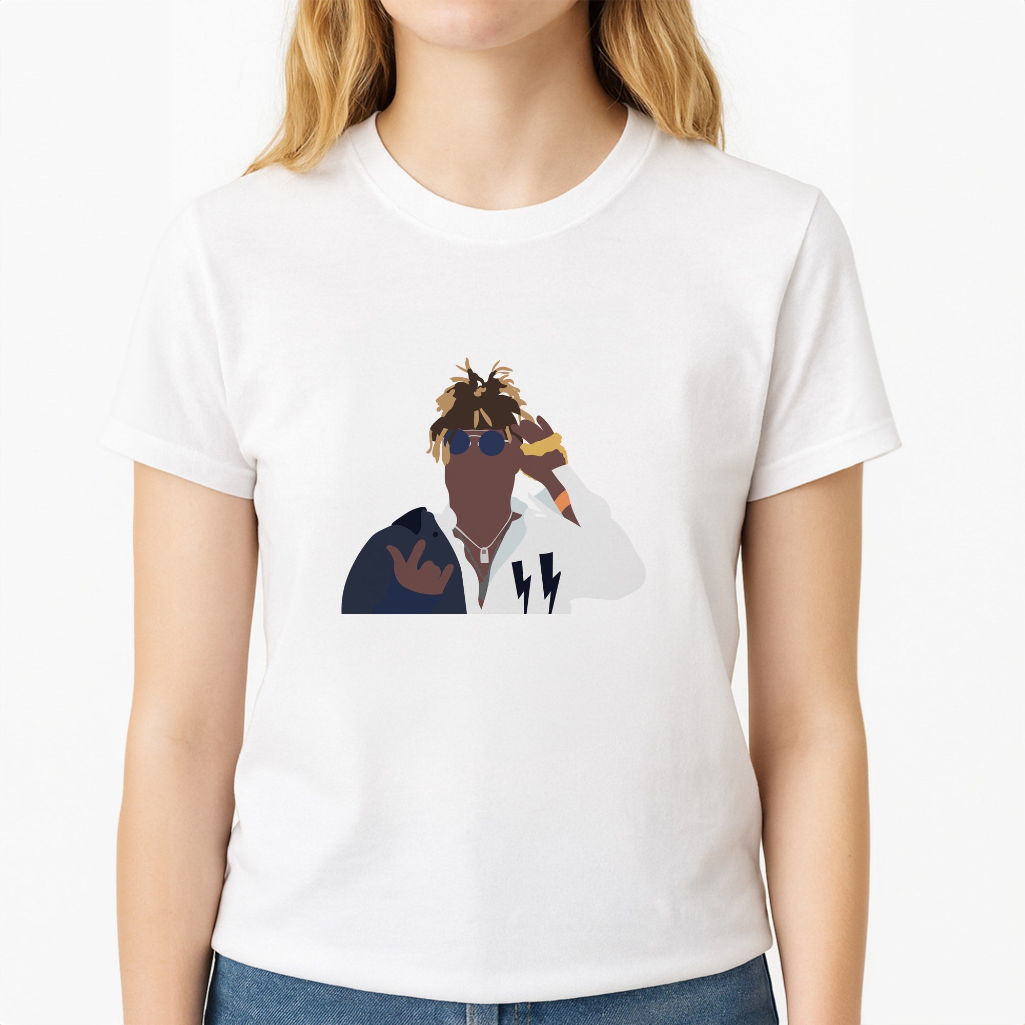 Swag - Juice Unisex T-Shirt, worn by a female model