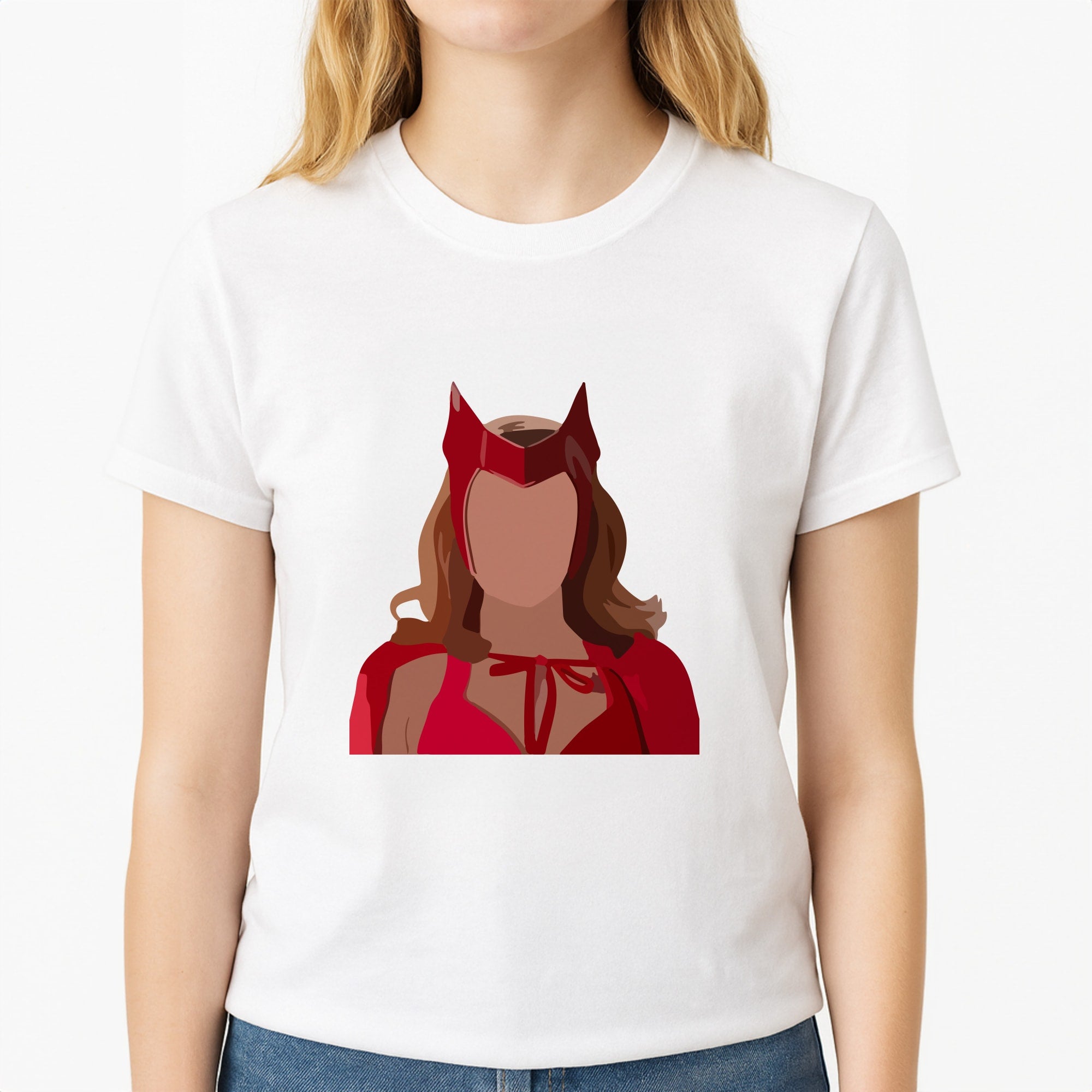 Wandavision Unisex T-Shirt, worn by a female model