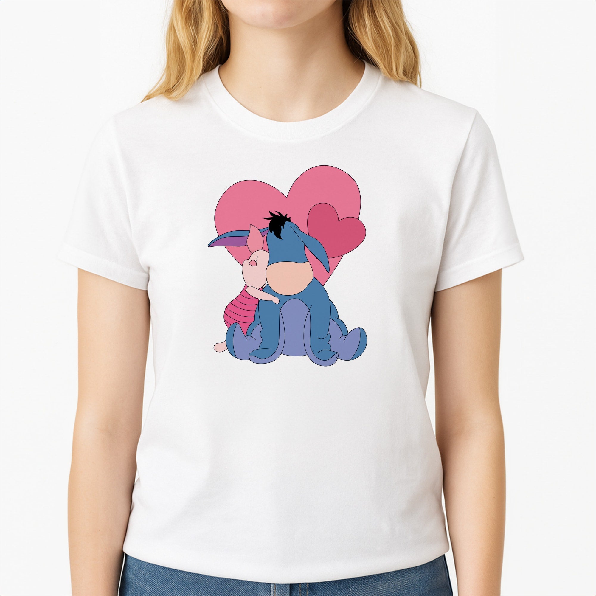 Donkey and Pig Valentine's T-Shirt