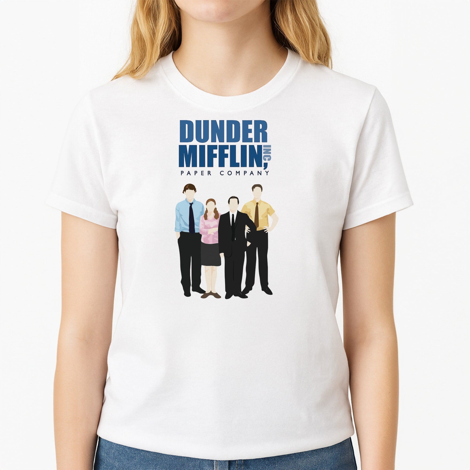 Office Cartoon - Dunder Mifflin T-Shirt